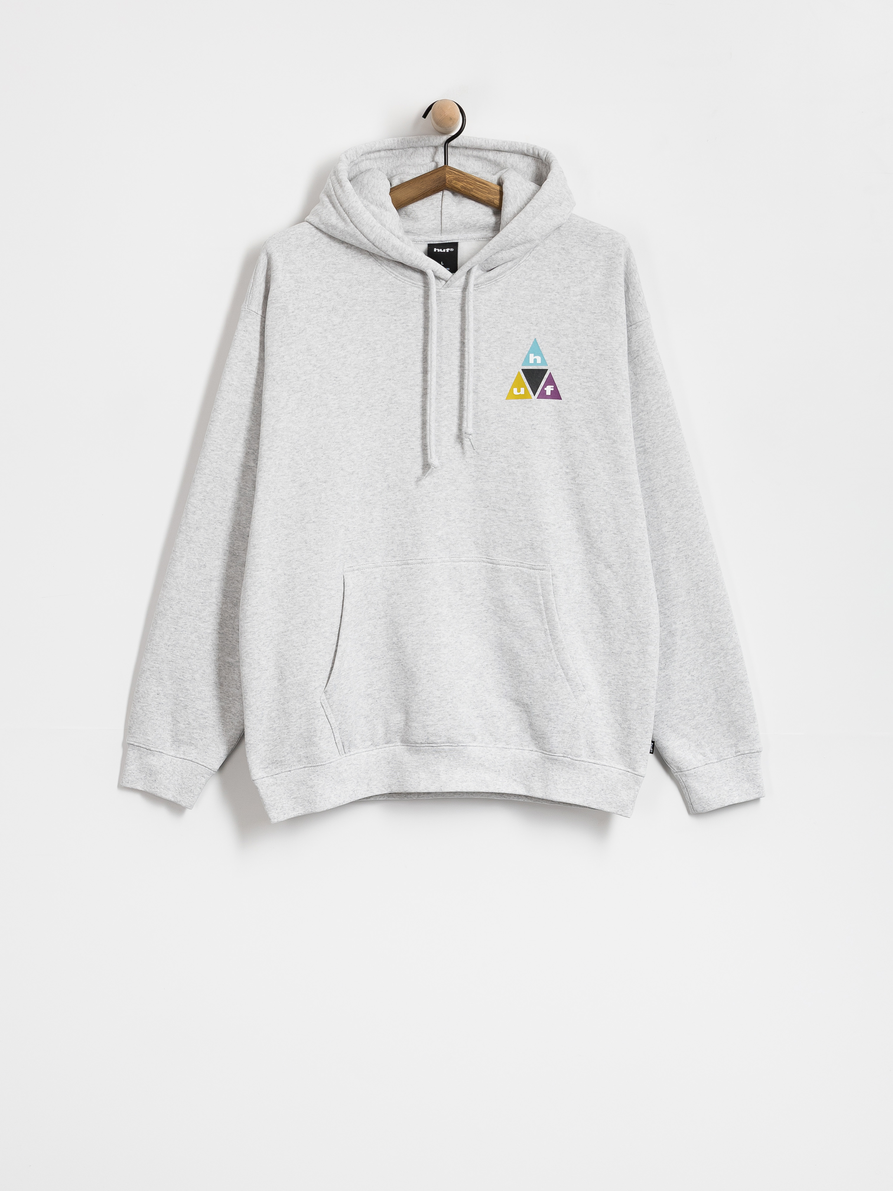 Суитшърт с качулка HUF Prism Tt HD (heather grey)