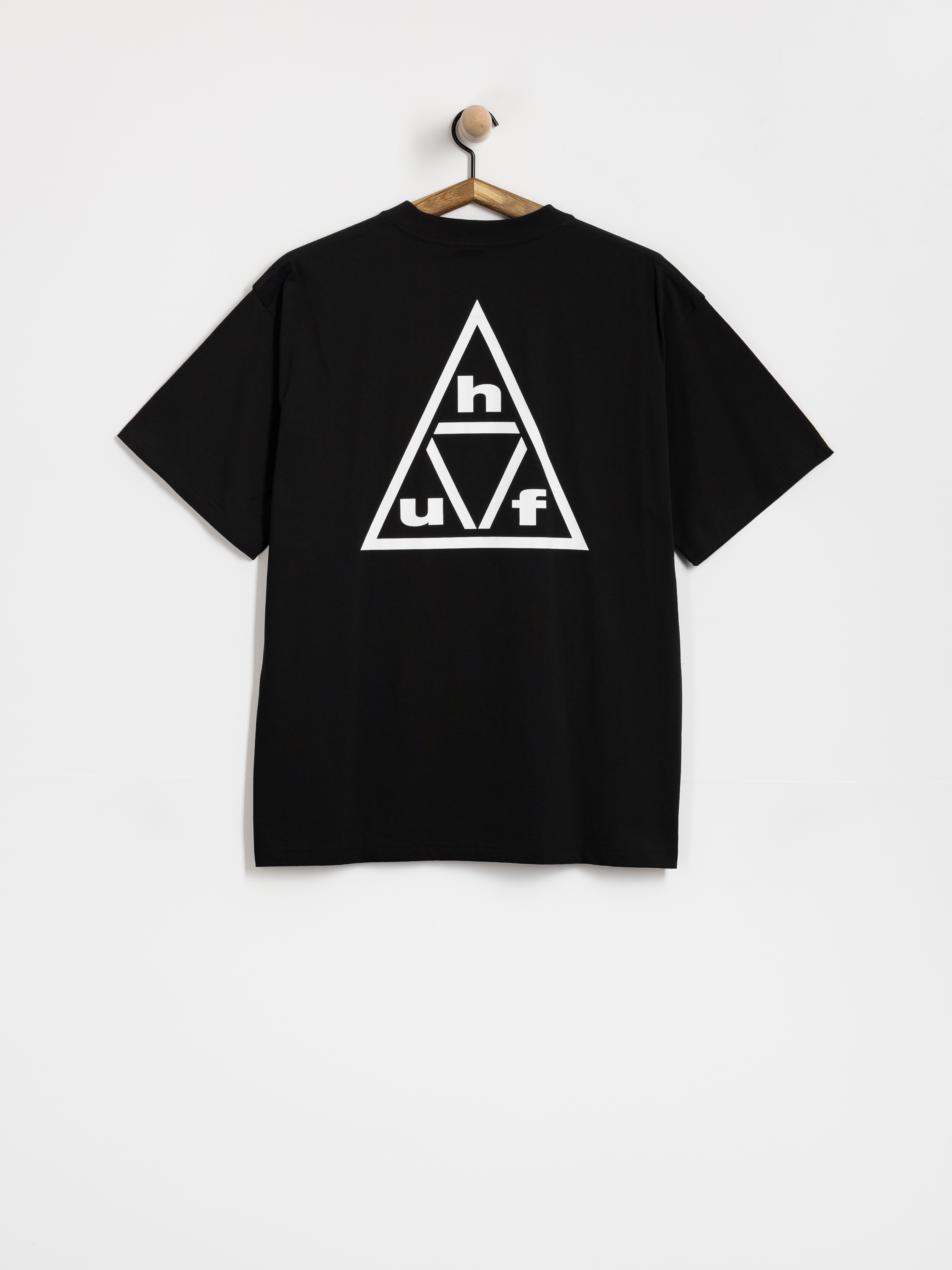 Тениска HUF Triple Triangle (black/white)