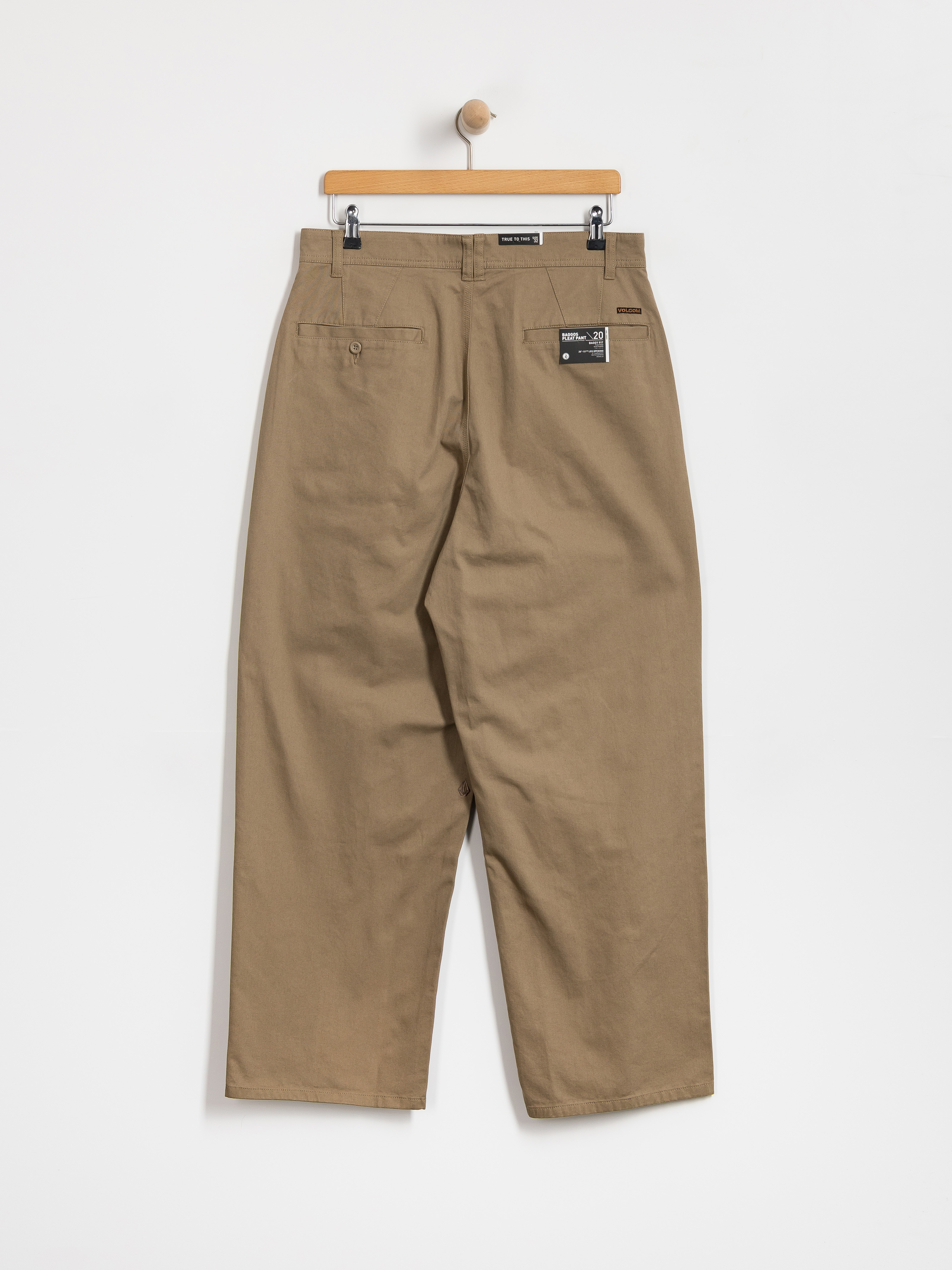 Панталони Volcom Baggos Pleat (khaki)