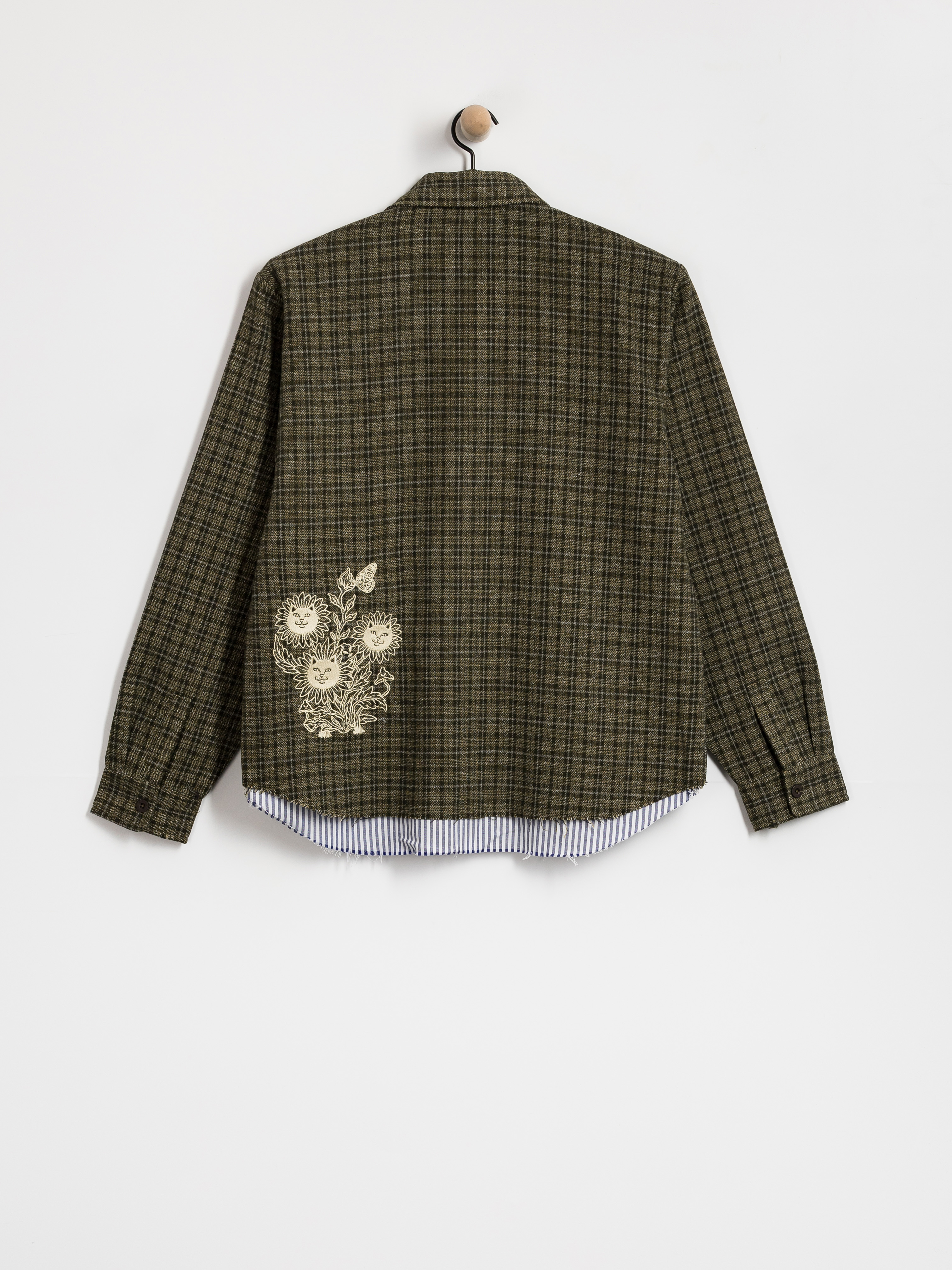 Яке RipNDip Where The Flowers Bloom Flannel (olive)