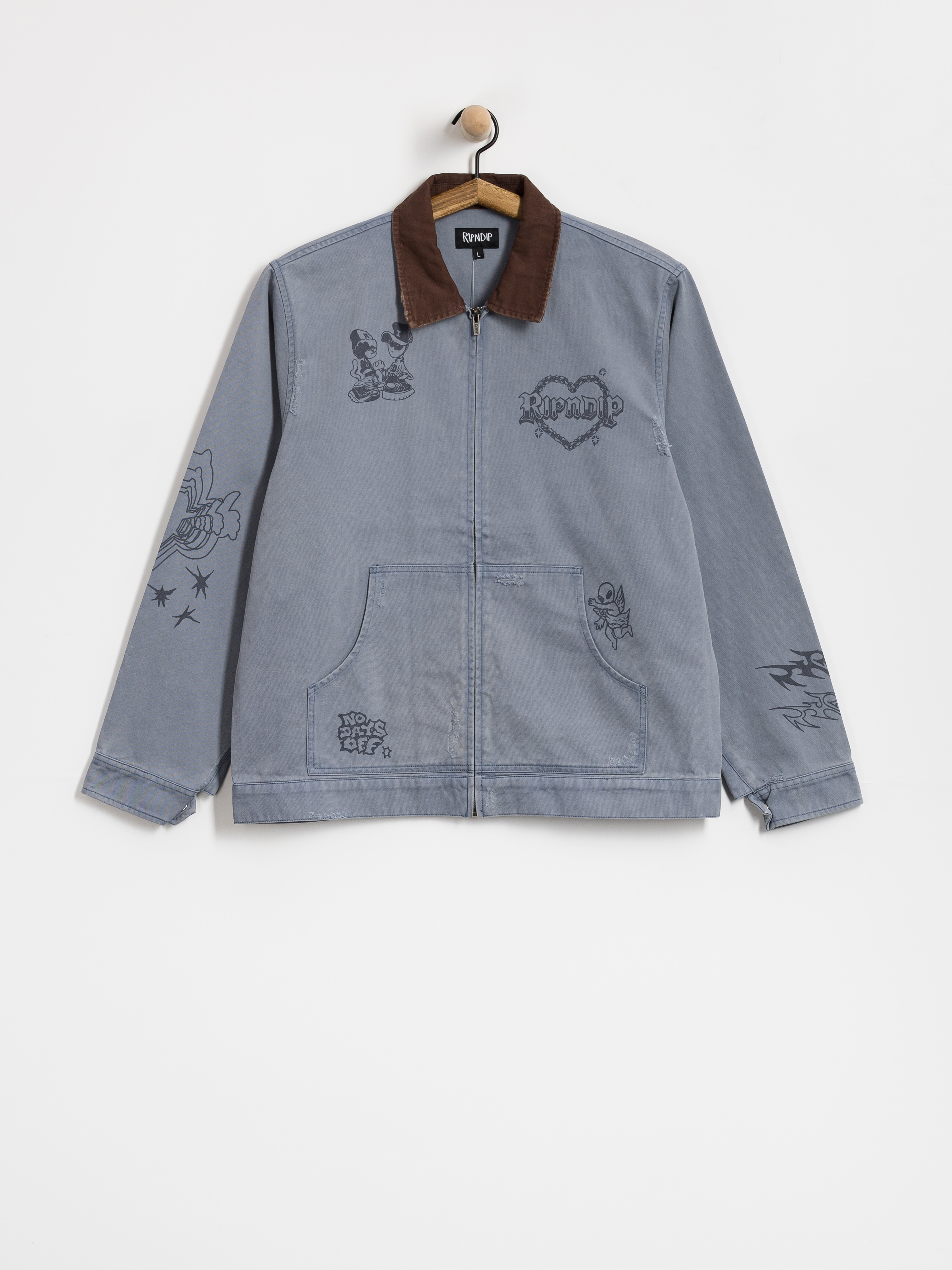 Яке RipNDip Westside Zip Up Work (slate)