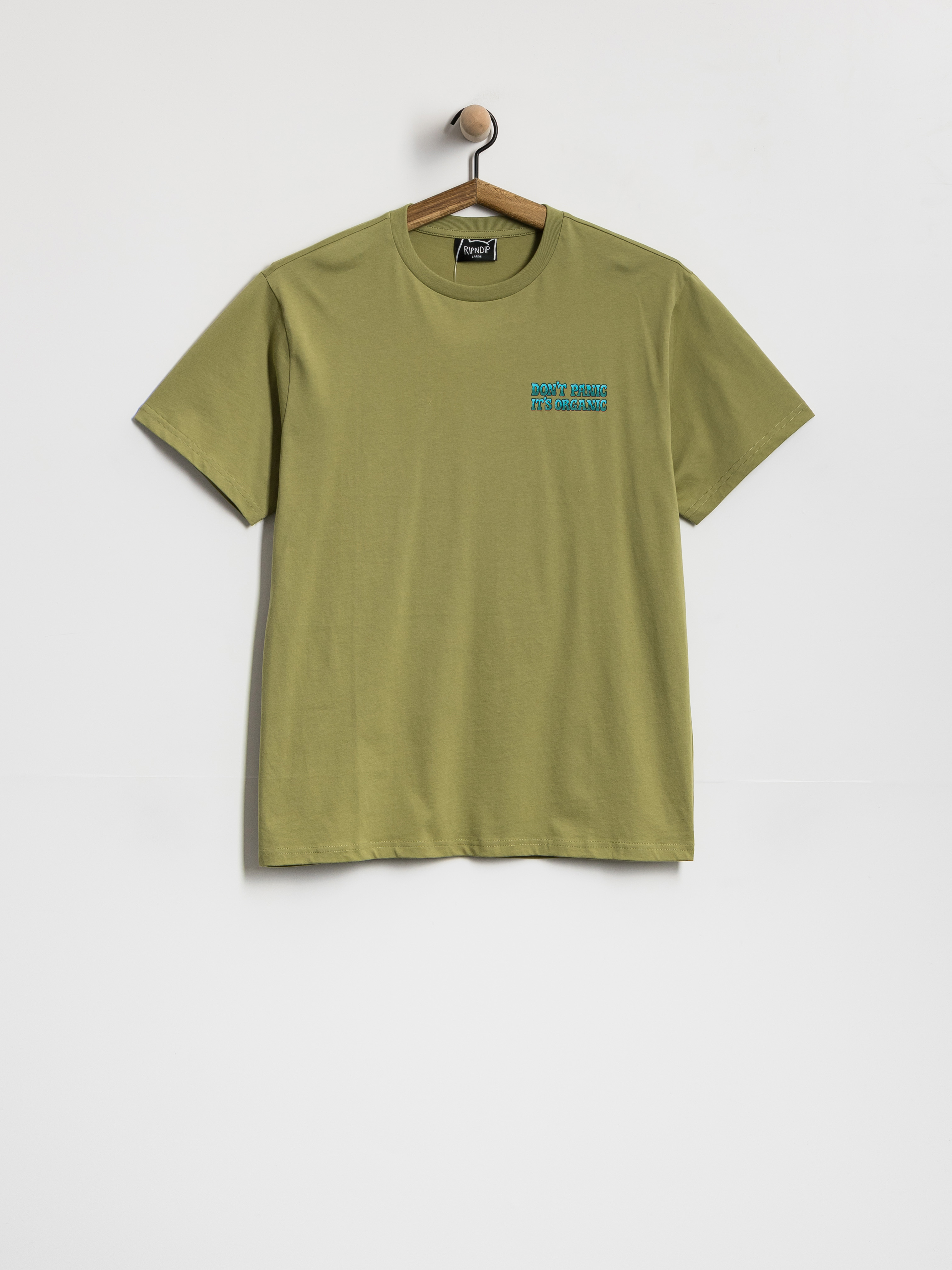 Тениска RipNDip Don'T Panic (light forest)