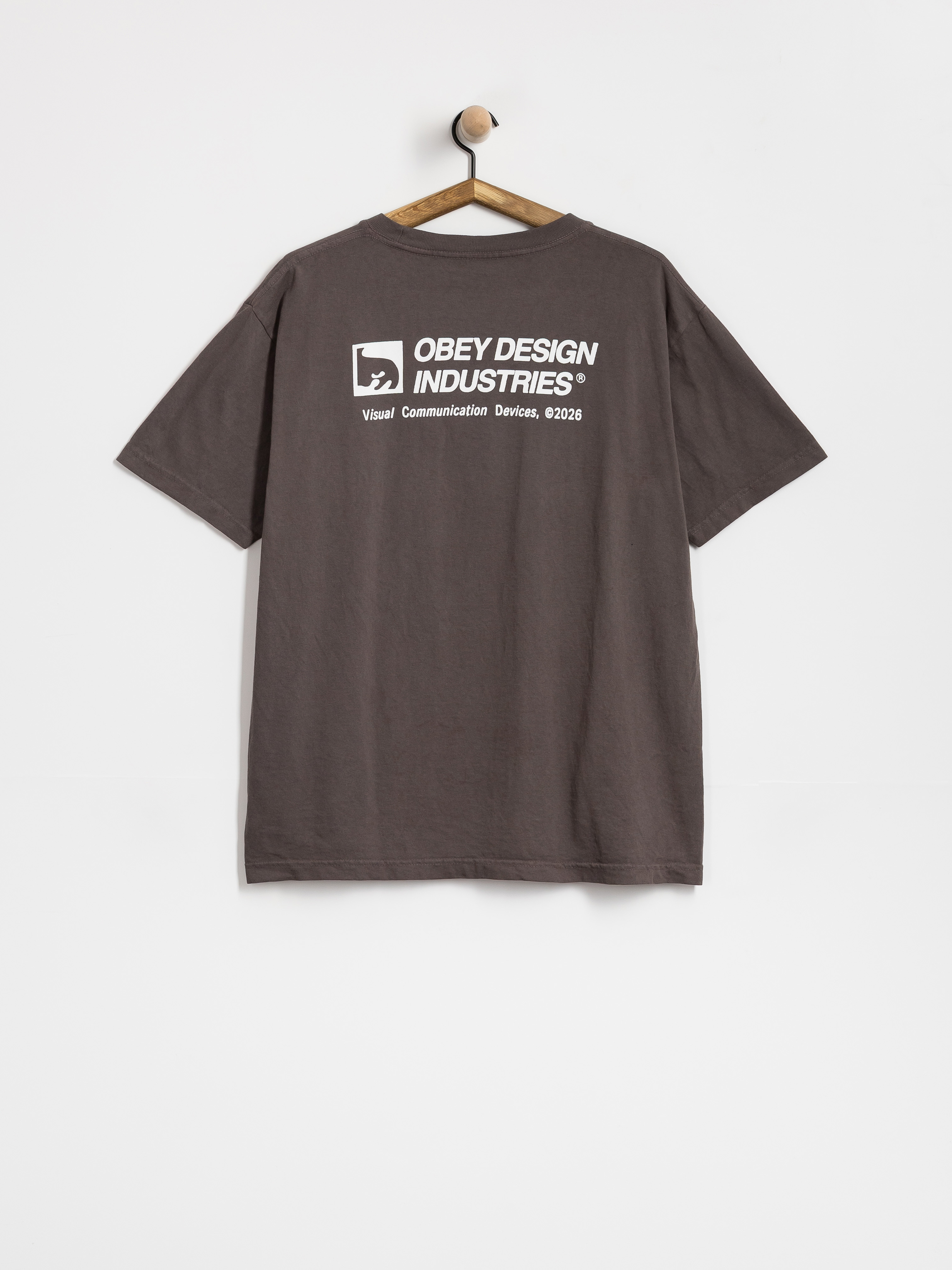 Тениска OBEY Devices (pigment dusty black)