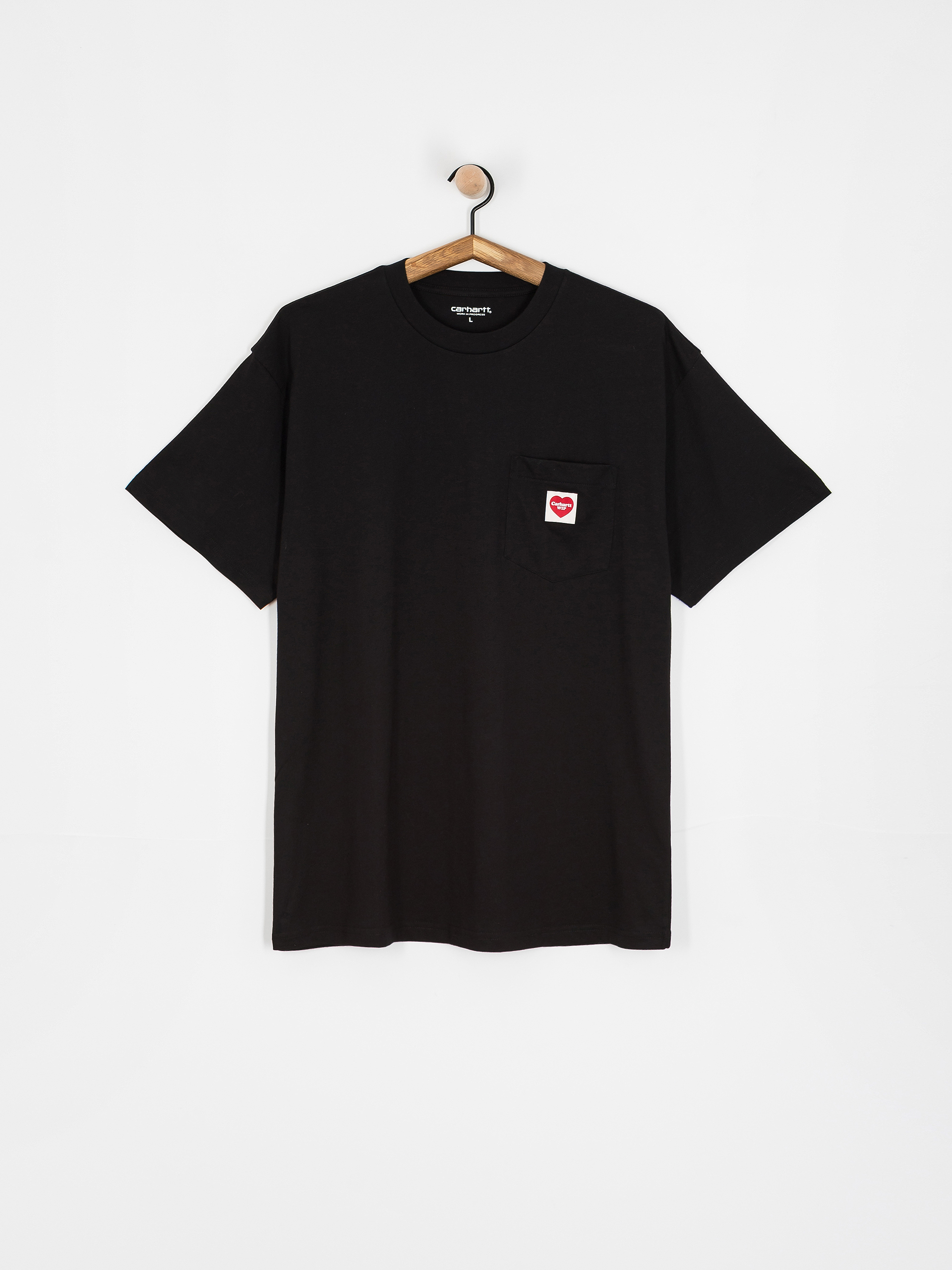 Тениска Carhartt WIP Pocket Heart (black/red)