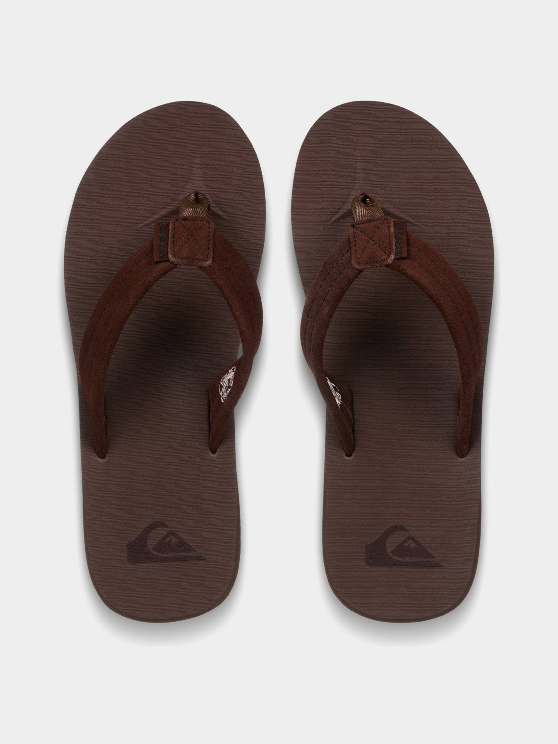 Джапанки Quiksilver Carver Suede Recycled (brown)