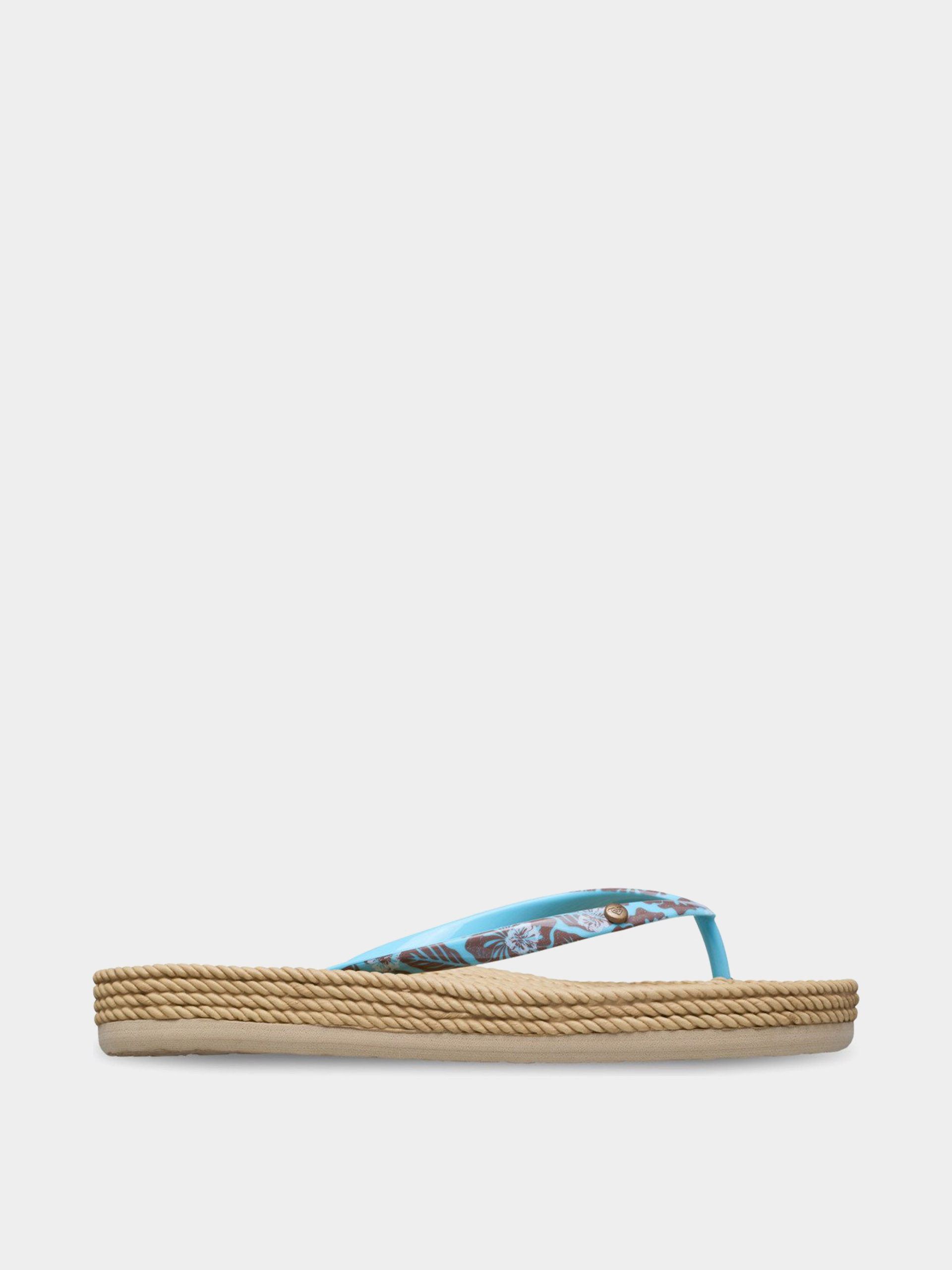 Джапанки Roxy South Beach III Wmn (light blue/brown)