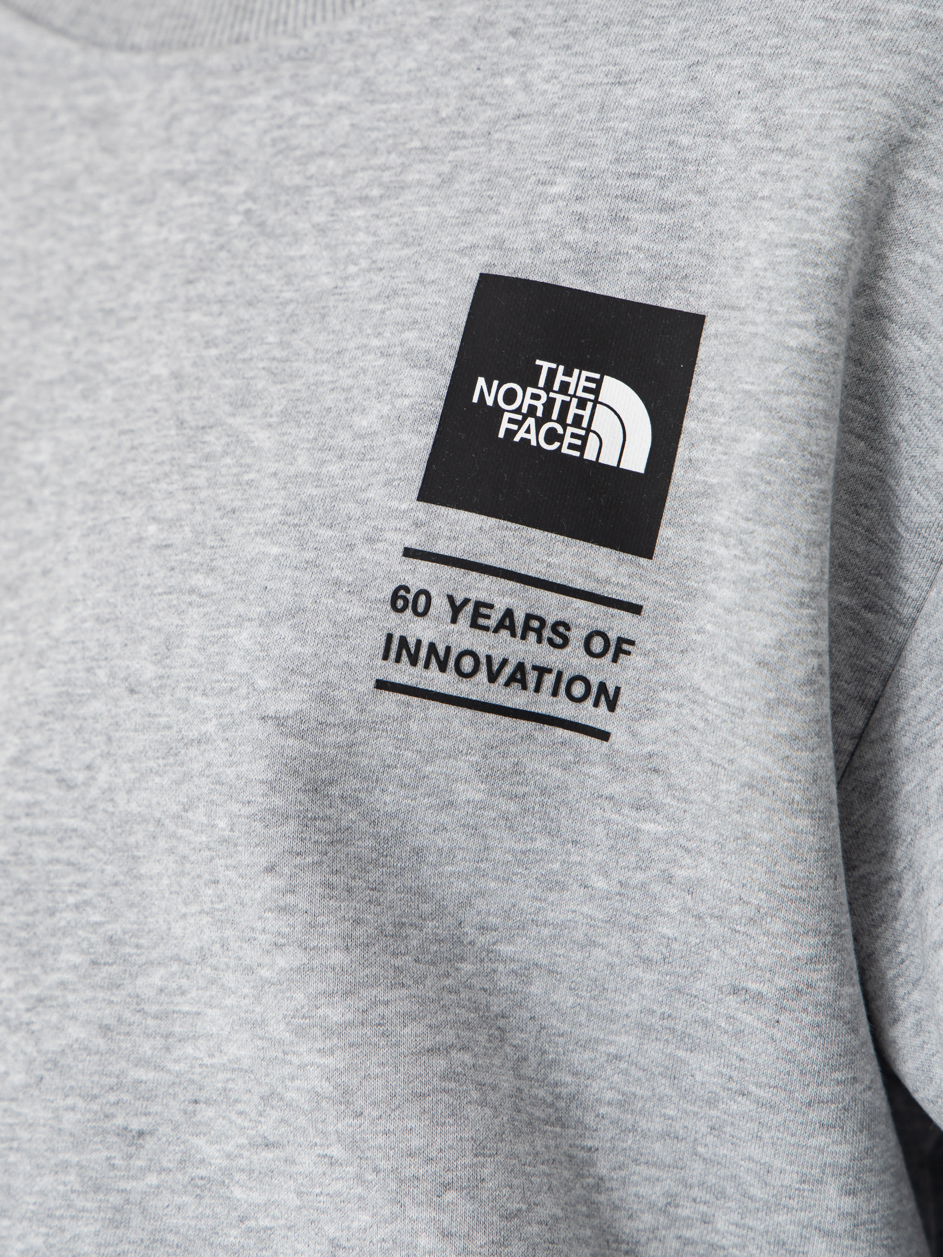 Суитшърт The North Face Tnf Celebration Relaxed Crew (tnflightgreyhtr)