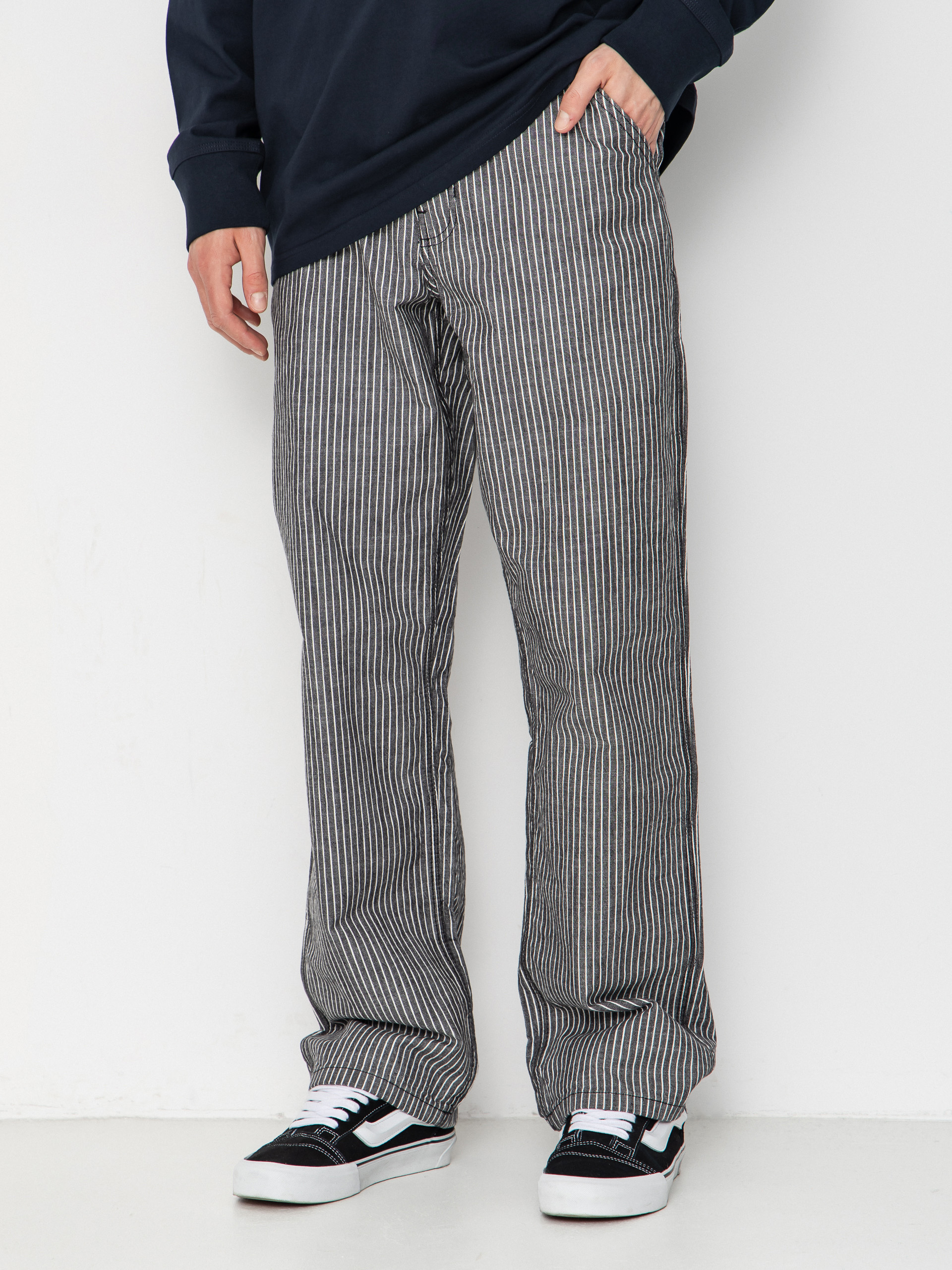 Панталони Vans Chore Loose Stripe Denim (black/white)