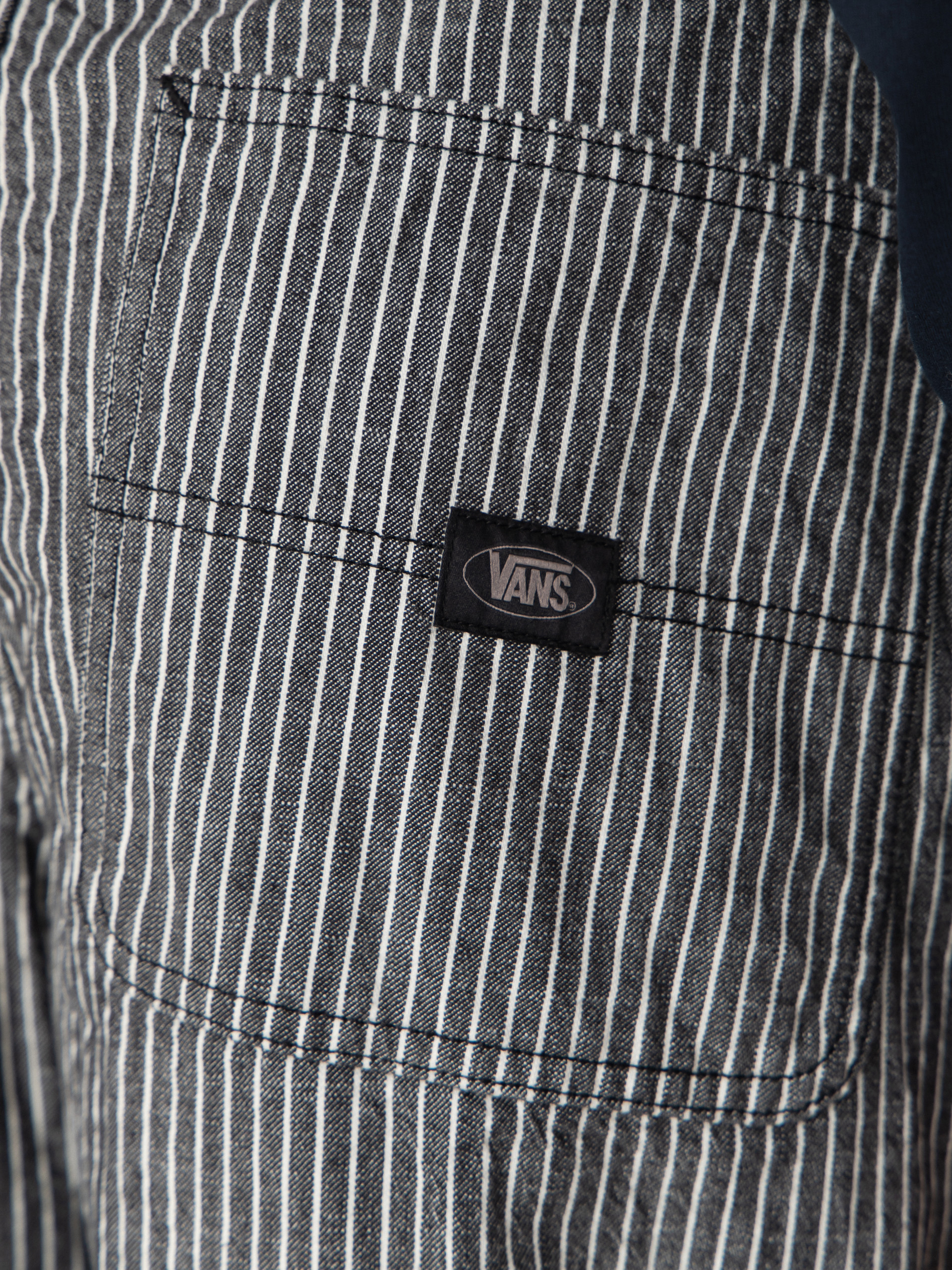 Панталони Vans Chore Loose Stripe Denim (black/white)