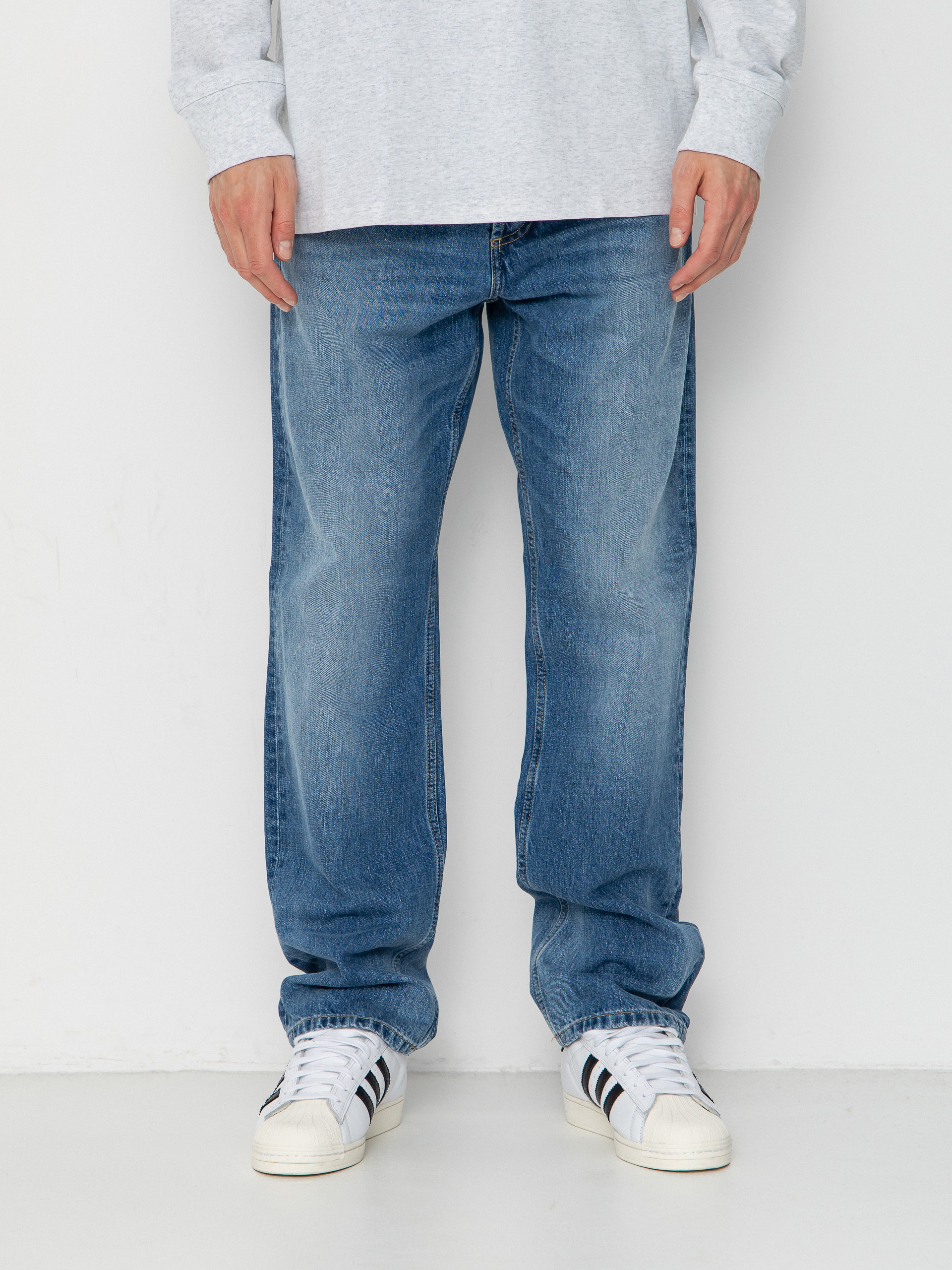 u041fu0430u043du0442u0430u043bu043eu043du0438 Carhartt WIP Marlow (blue worn bleached)