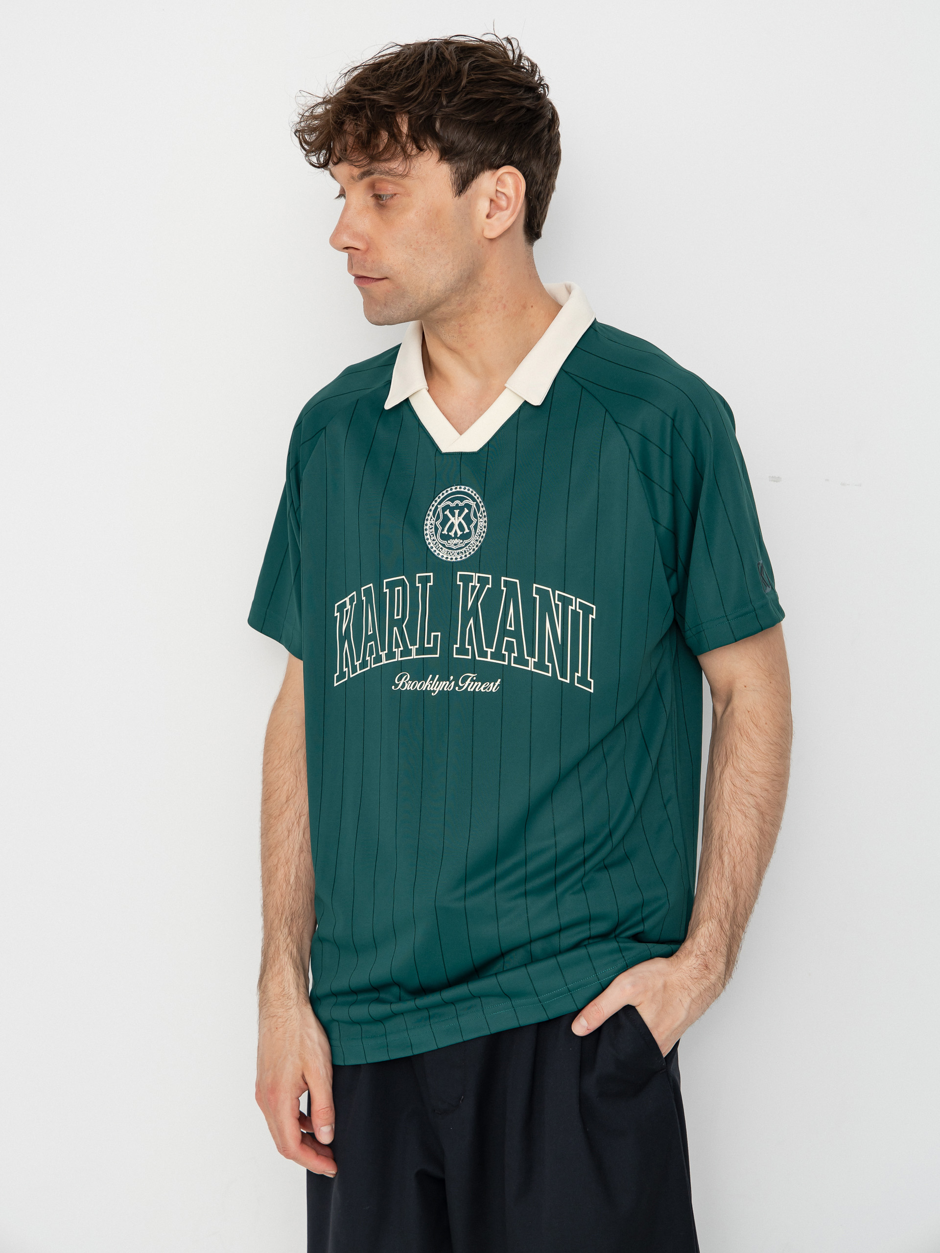Тениска Karl Kani Heritage Emblem Shadow Pinstripe Soccer