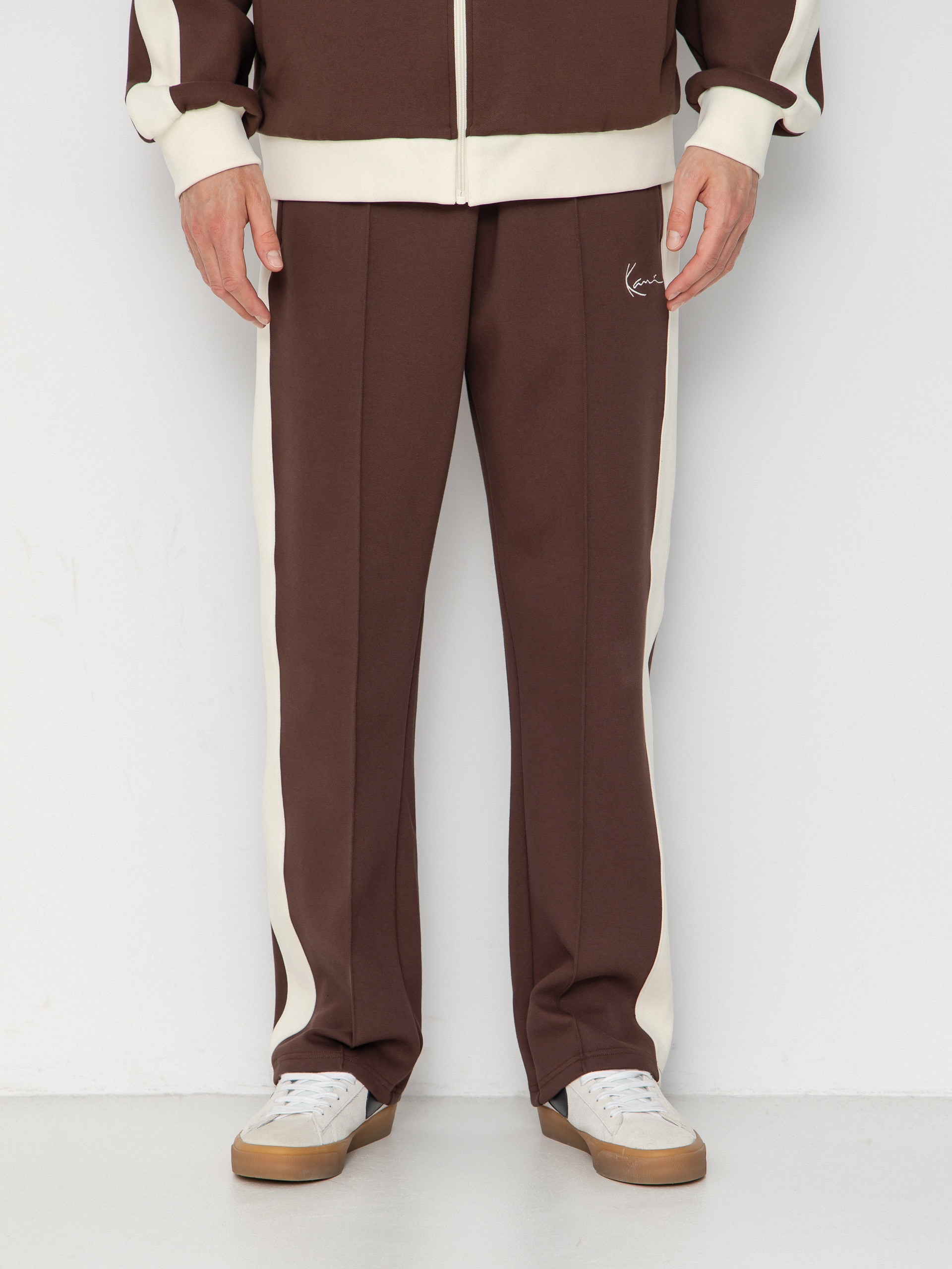 u041fu0430u043du0442u0430u043bu043eu043du0438 Karl Kani Signature Sidestripe Pique (brown)