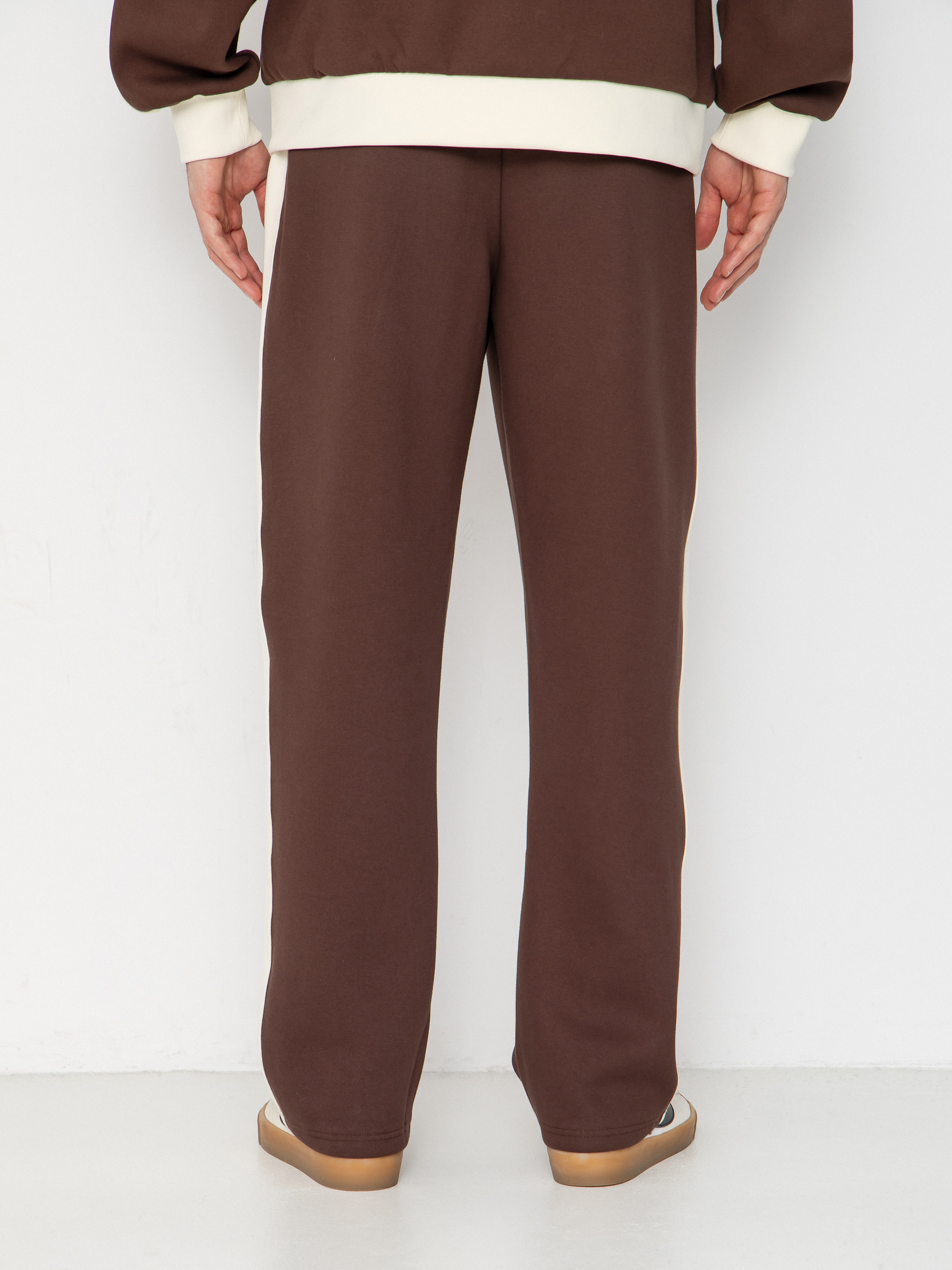 Панталони Karl Kani Signature Sidestripe Pique (brown)
