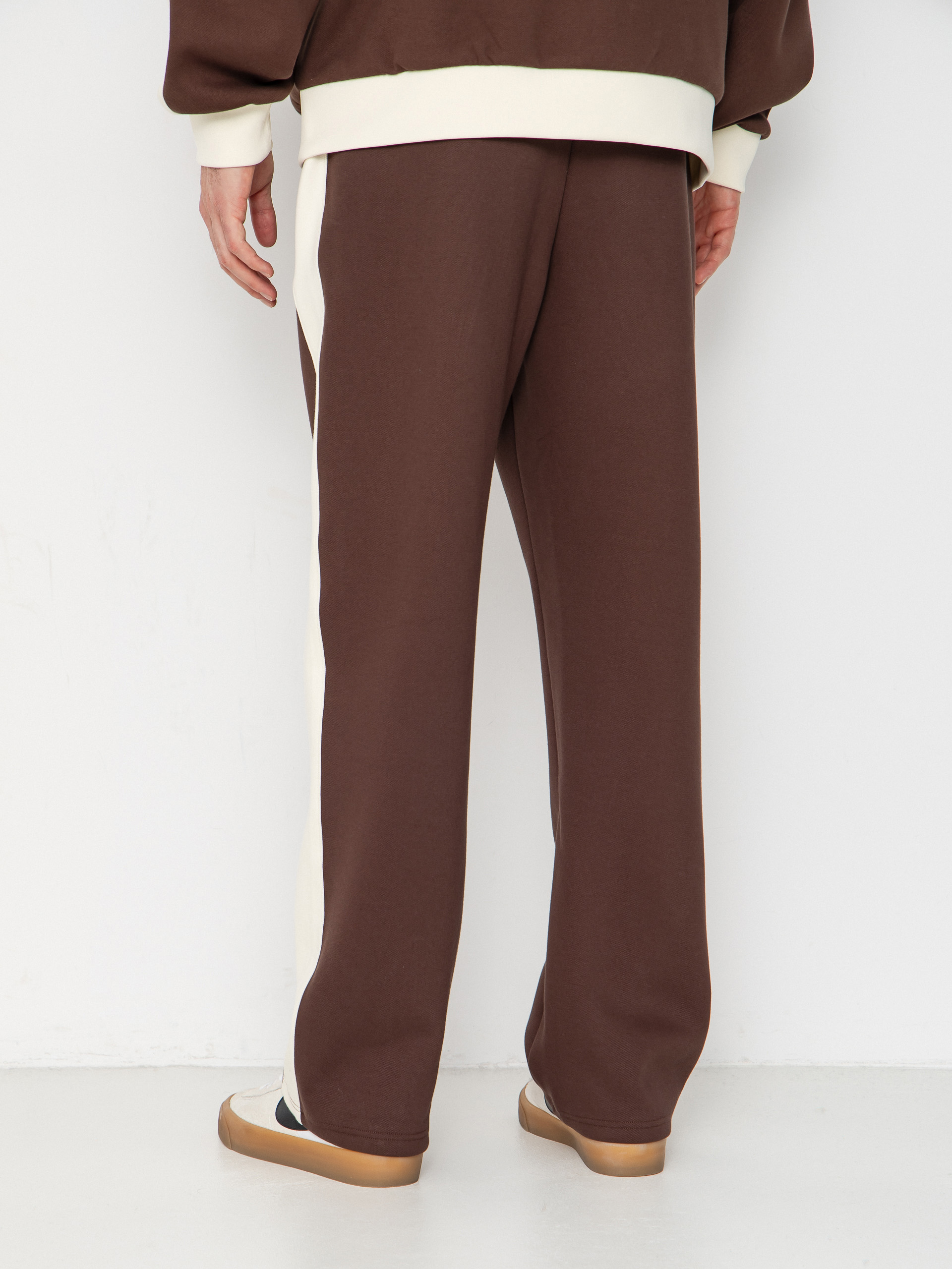 Панталони Karl Kani Signature Sidestripe Pique (brown)