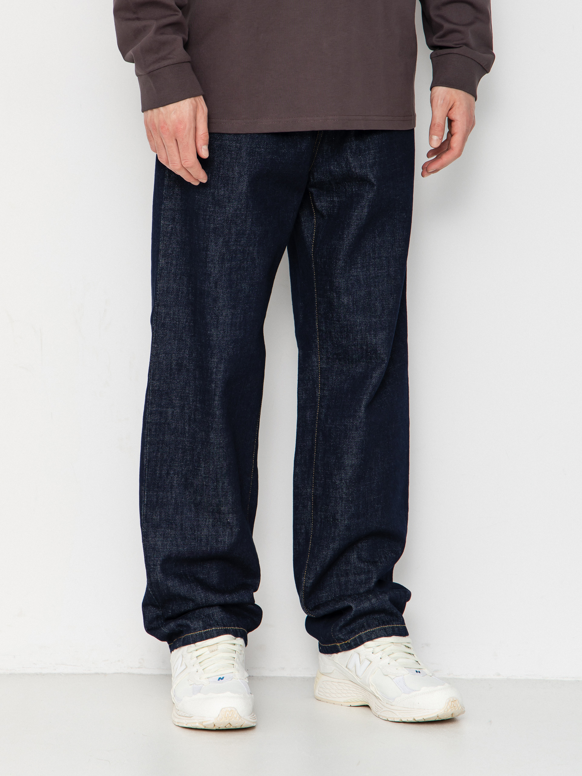 Панталони Carhartt WIP Aaron (blue rinsed)