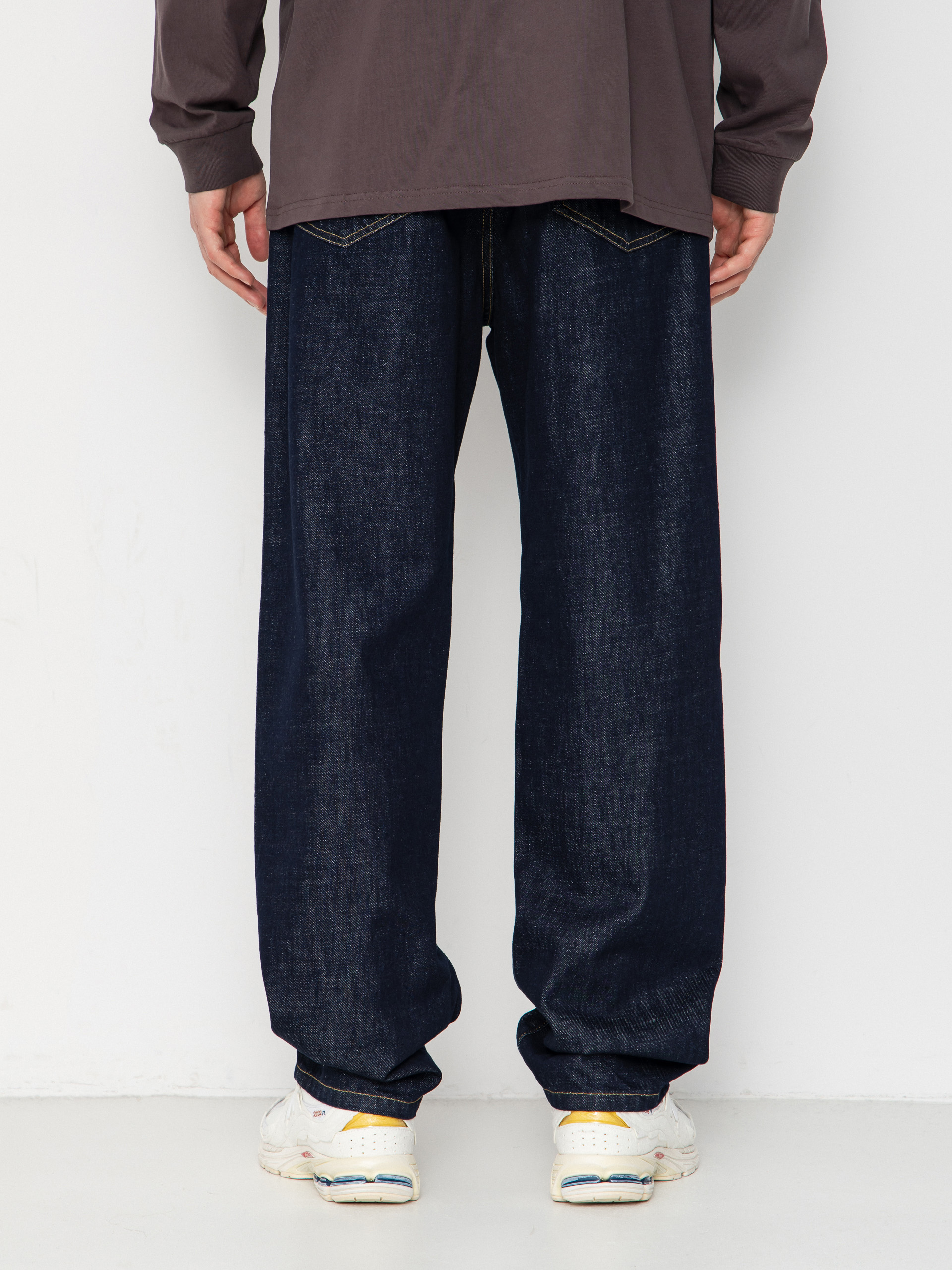 Панталони Carhartt WIP Aaron (blue rinsed)
