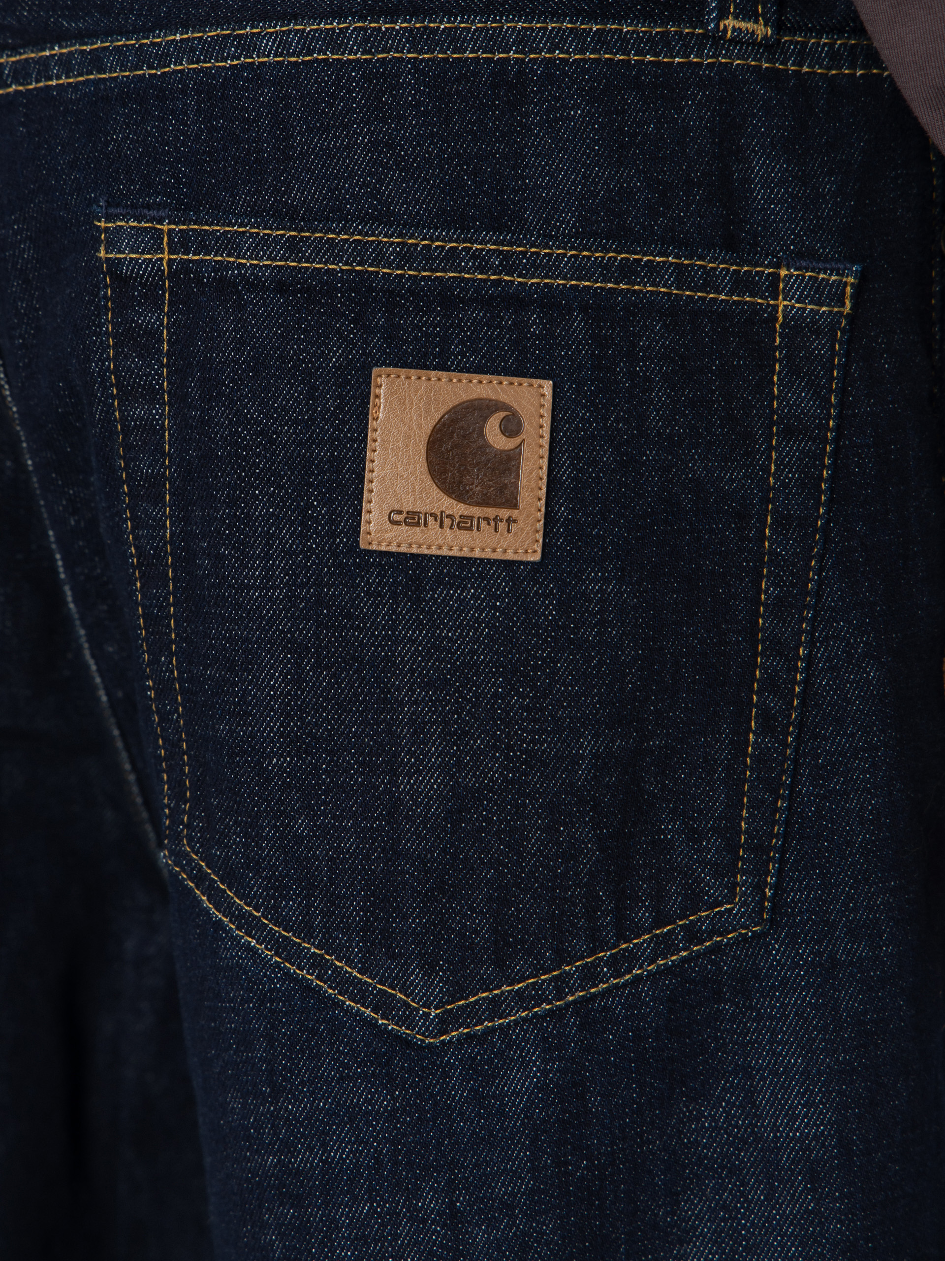 Панталони Carhartt WIP Aaron (blue rinsed)