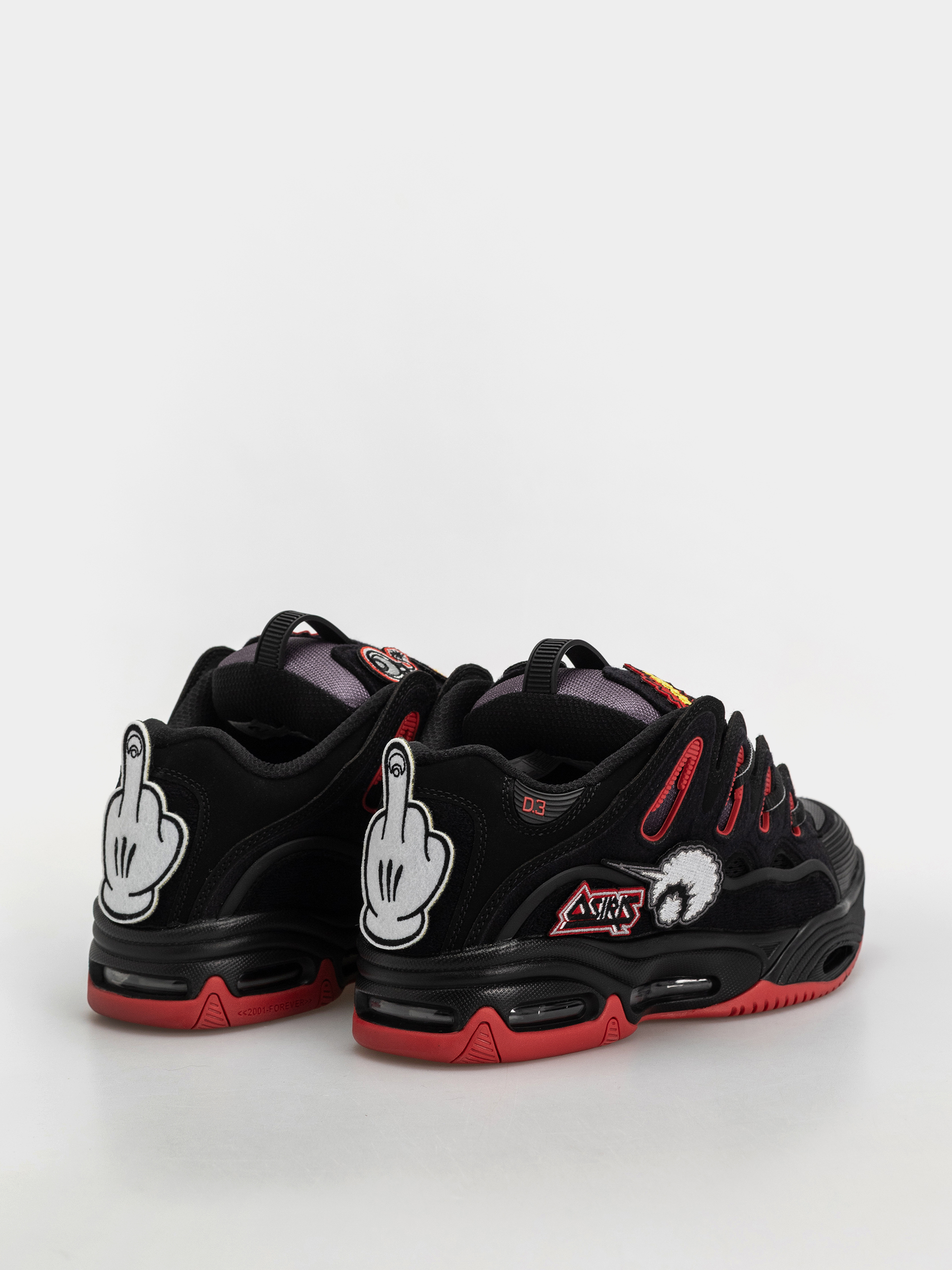 Обувки Osiris D3 2001 (black/red/velcro)