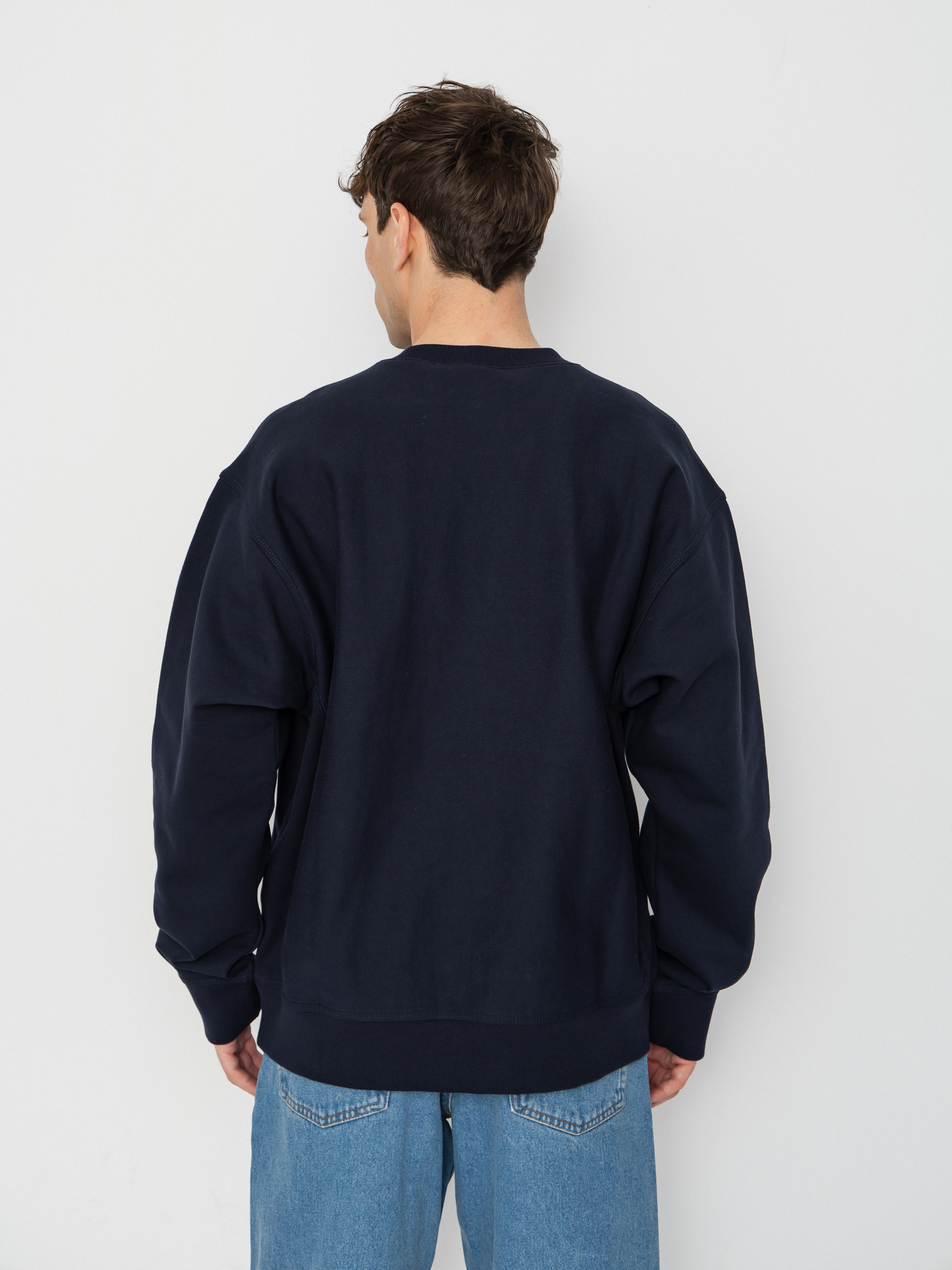 Суитшърт Carhartt WIP American Script (deep night)