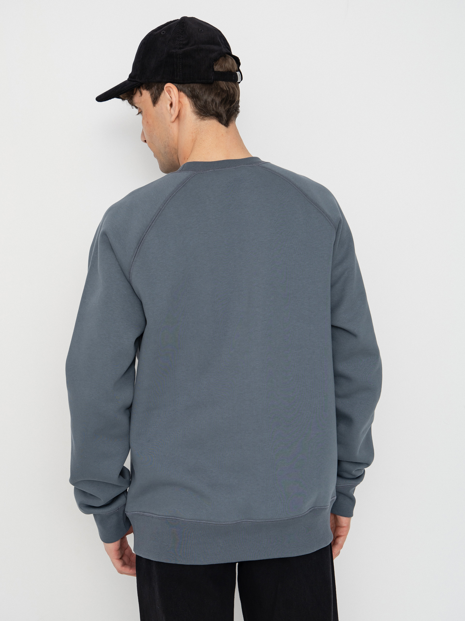 Суитшърт Carhartt WIP Chase (cozy blue/gold)