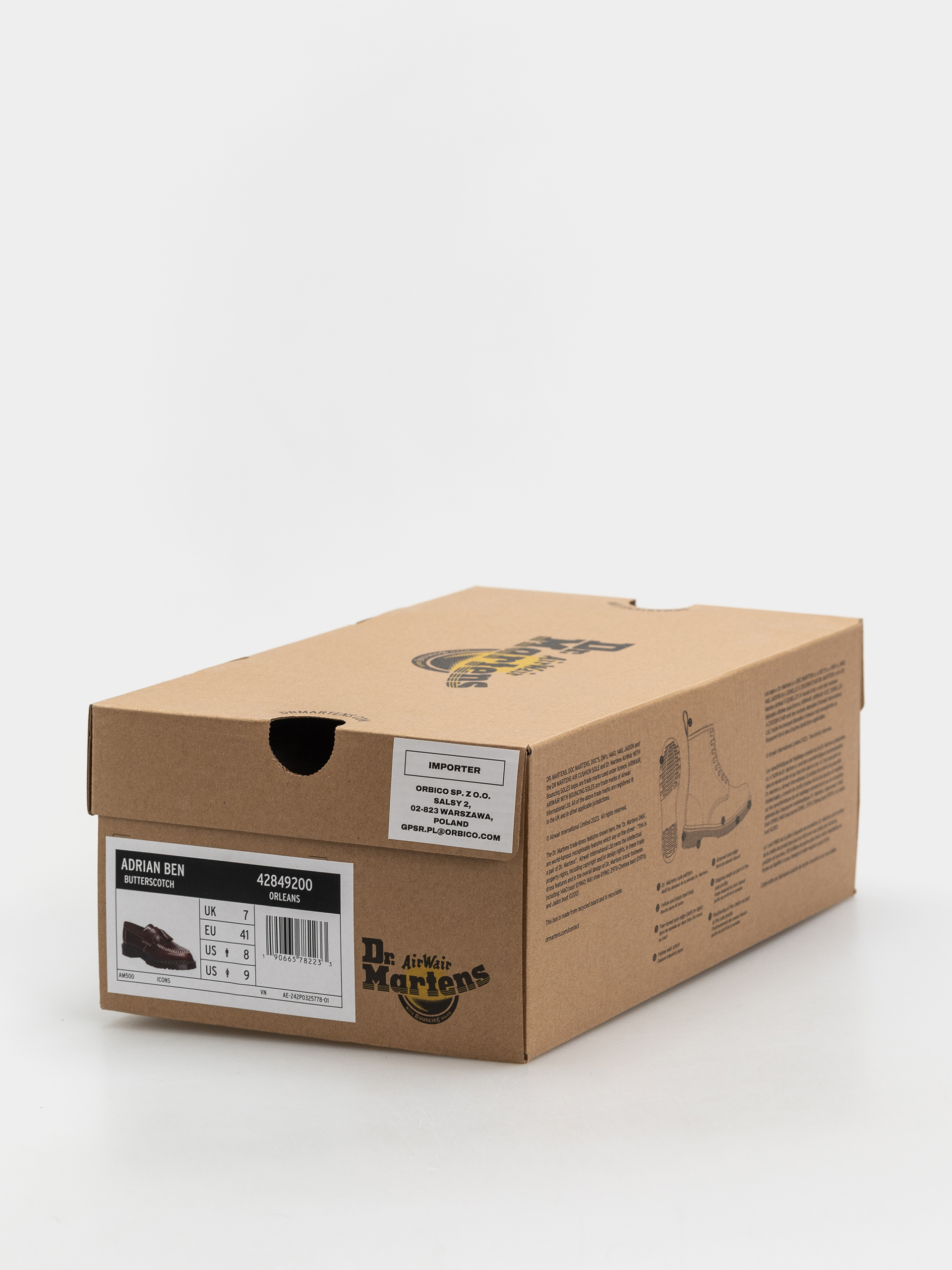 Обувки Dr. Martens Adrian Ben Tassel Loafer (butterscotch orleans)