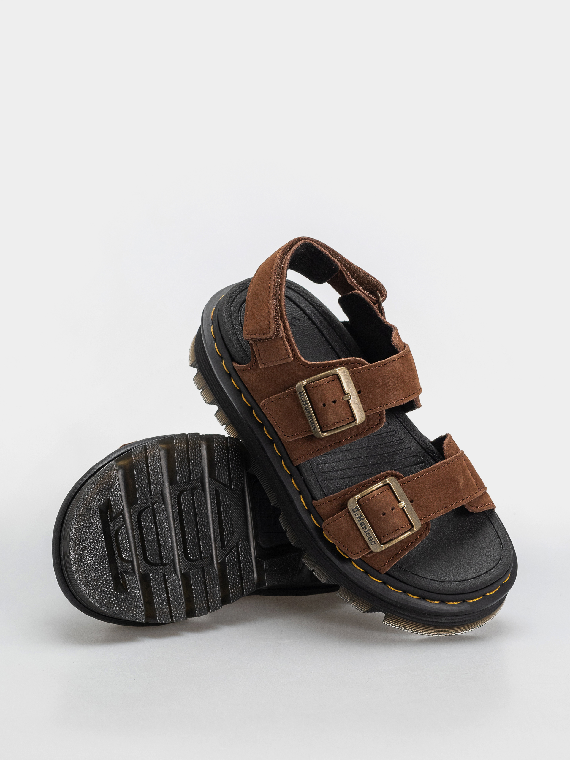 Сандали Dr. Martens ZebZag Wmn (sepia brown tumbled nubuck)