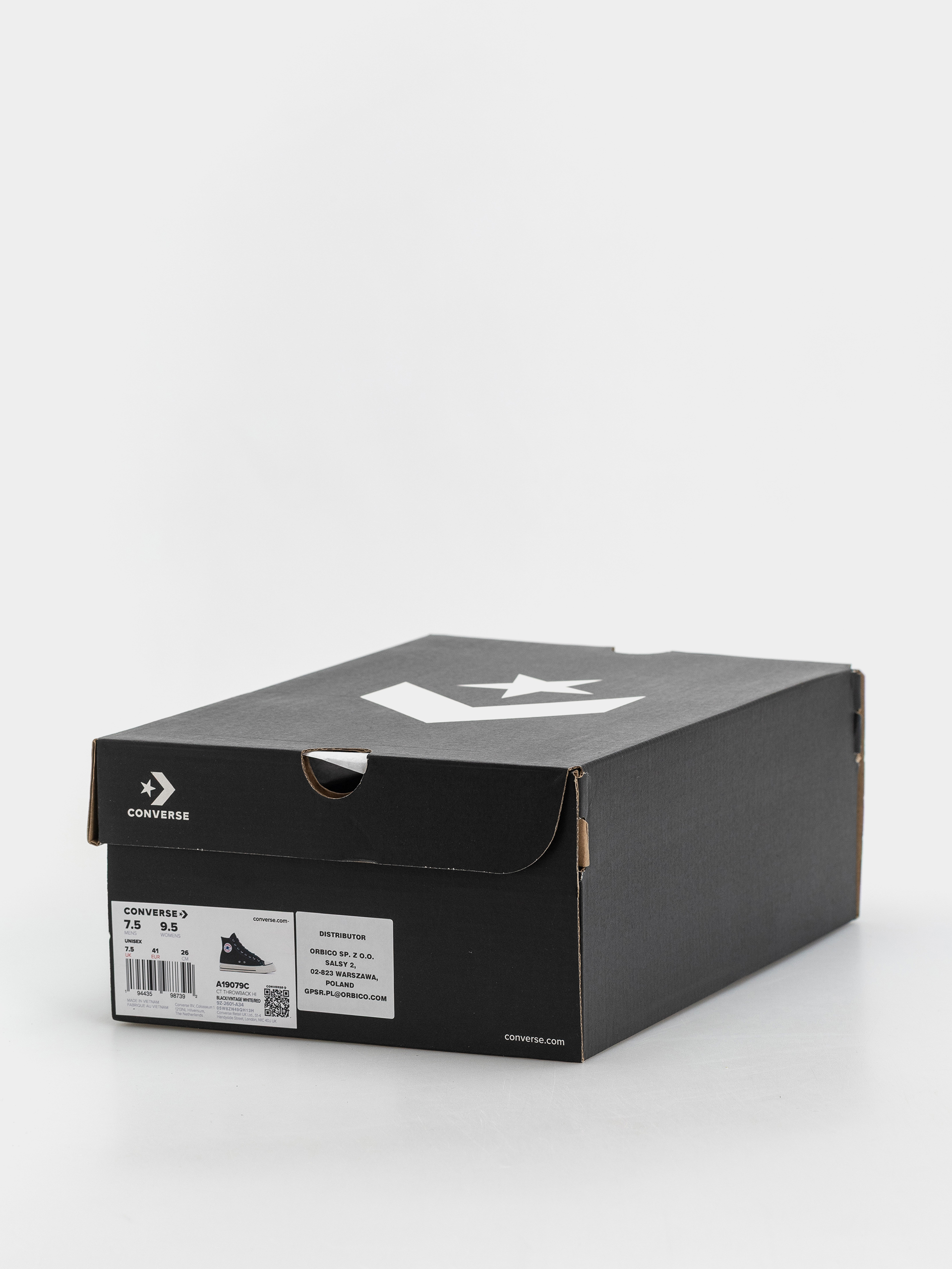 Кецове Converse Chuck Taylor Throwback Hi (black/vintage white)