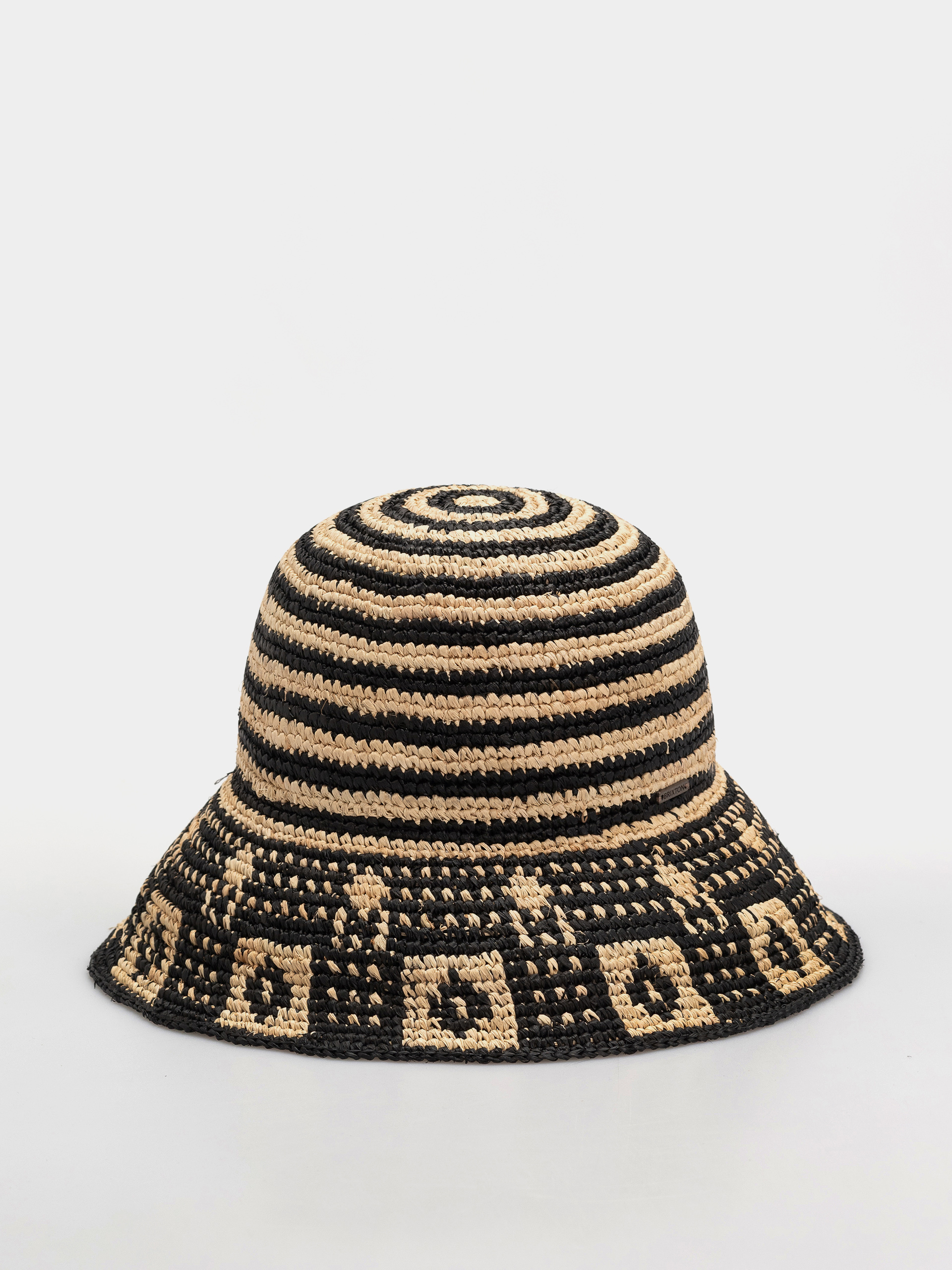 Шапка с периферия Brixton Redding Packable Straw Wmn (black/natural)