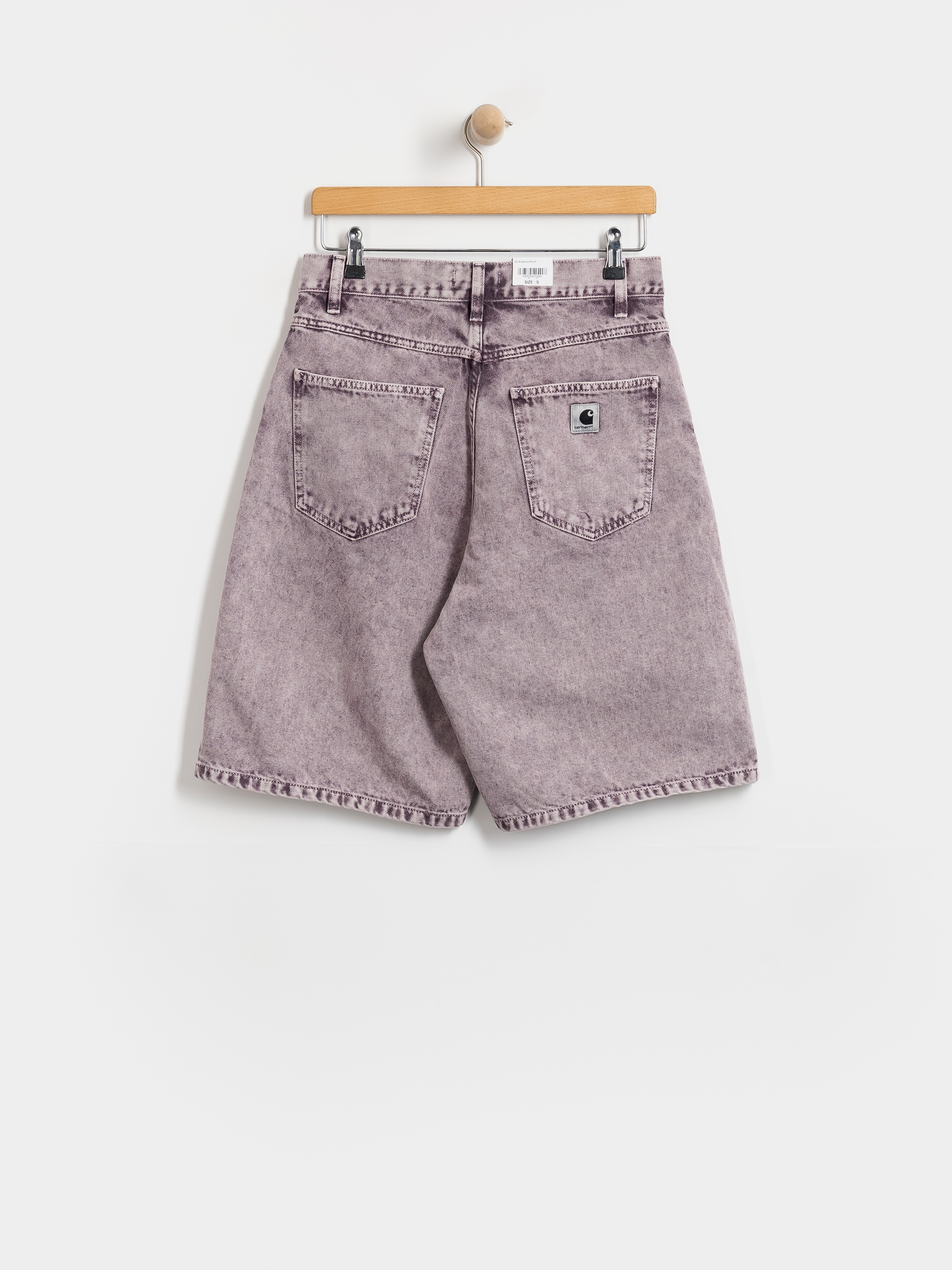 Къси панталони Carhartt WIP Brandon Wmn (cozy purple chalk wash)