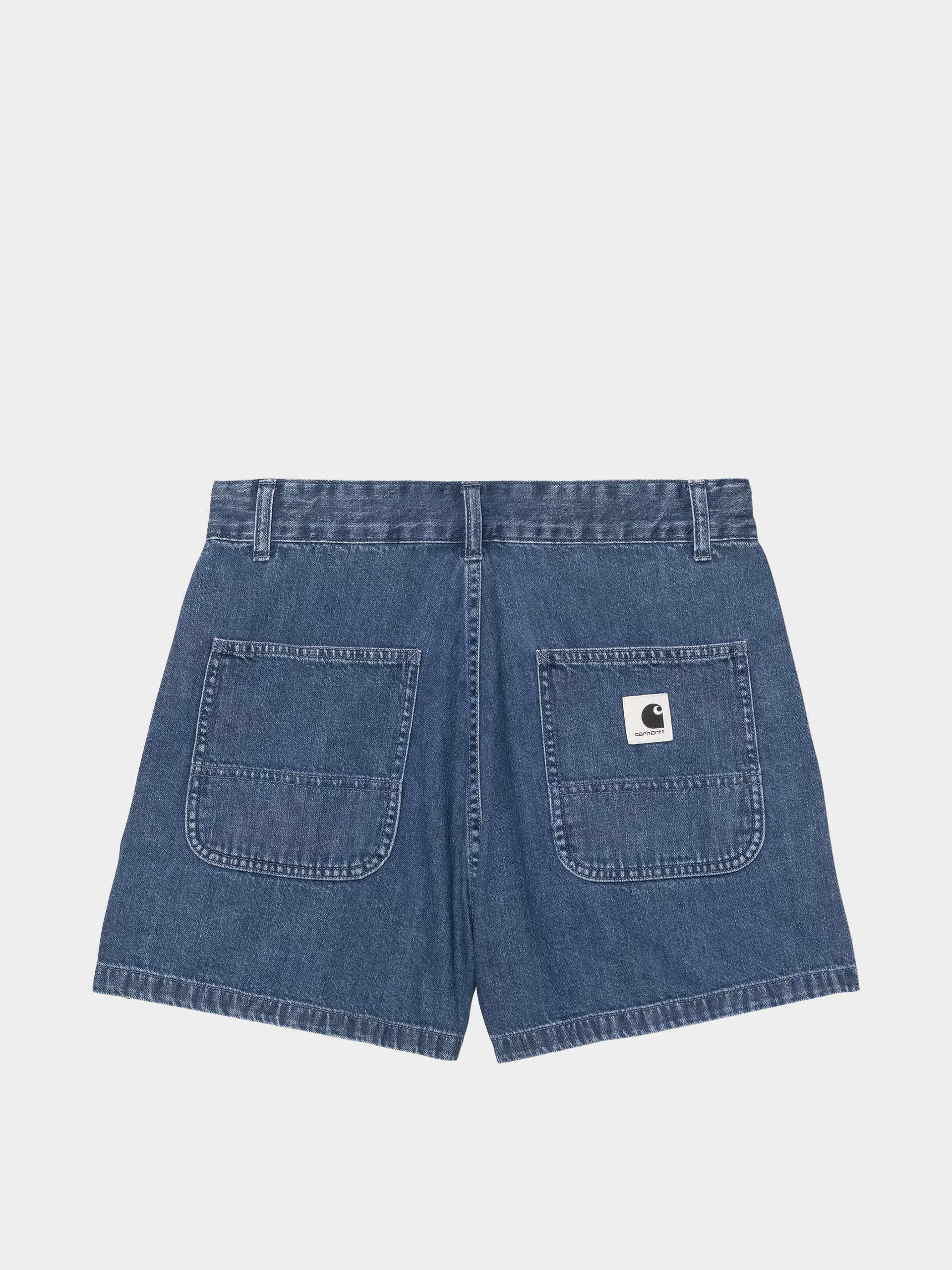 Къси панталони Carhartt WIP Lova Wmn (blue stone washed)