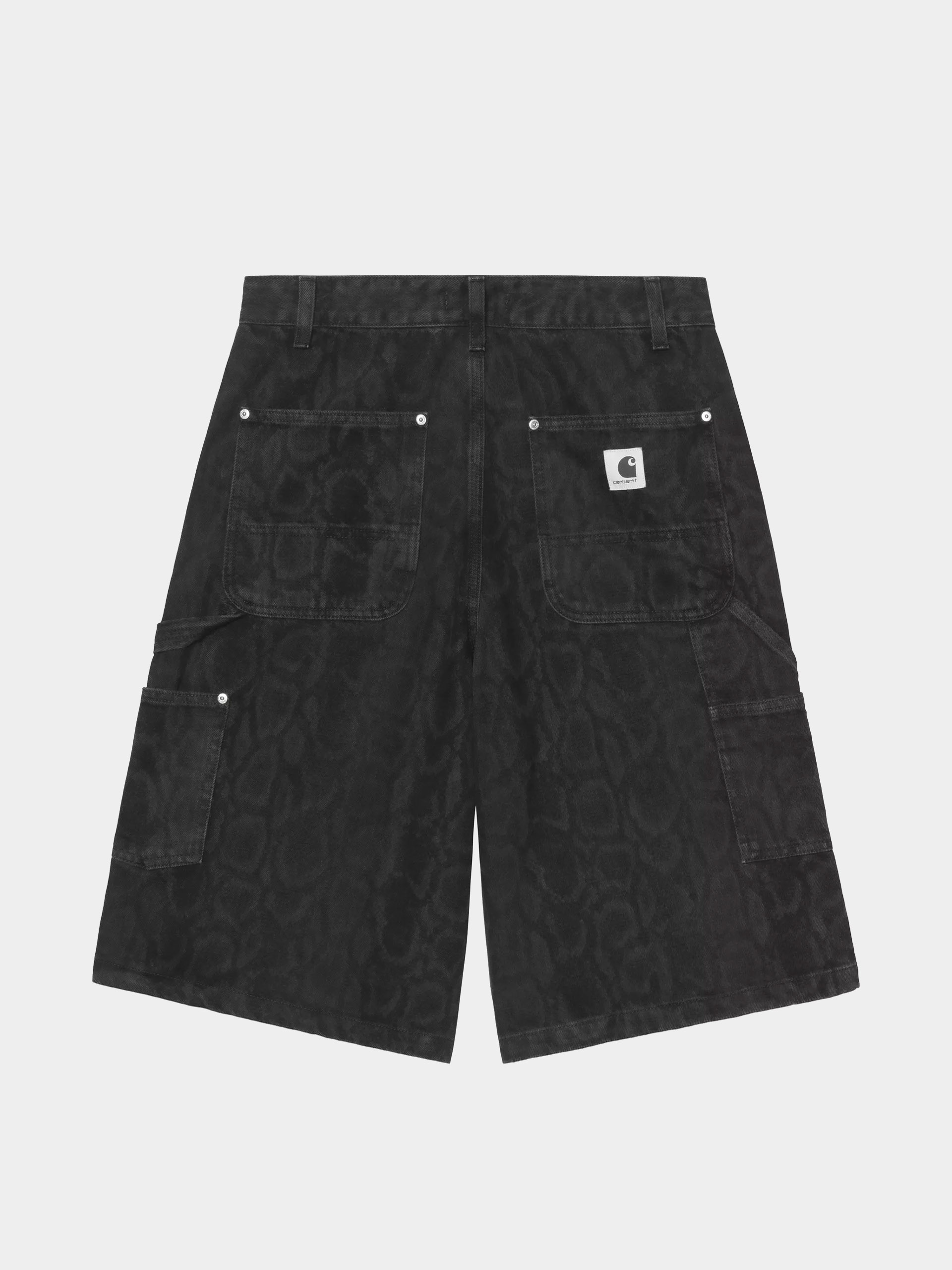 Къси панталони Carhartt WIP Snake Nixon Double Knee Wmn (snake camo/black)