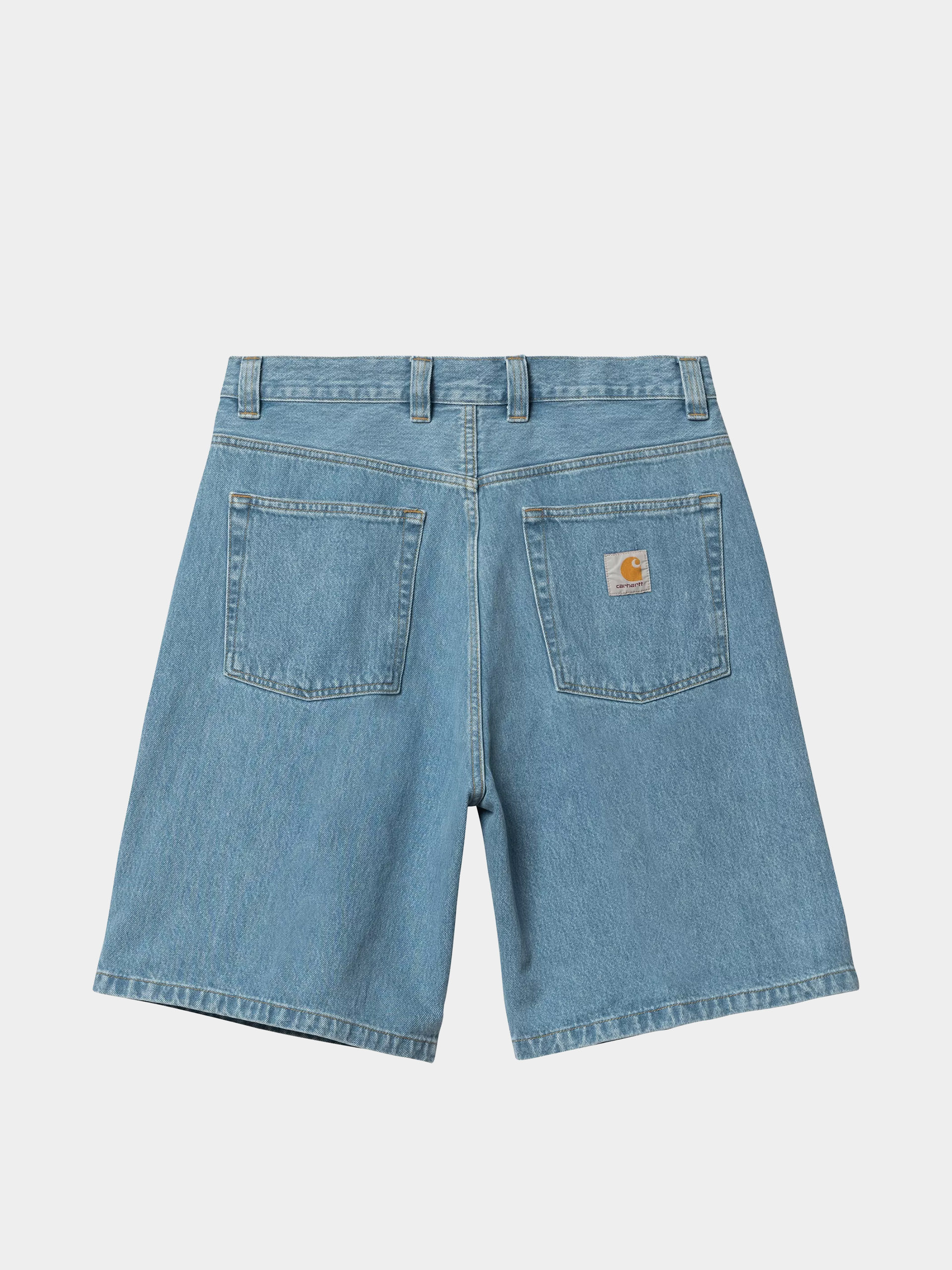 Къси панталони Carhartt WIP Brandon (blue stone bleached)