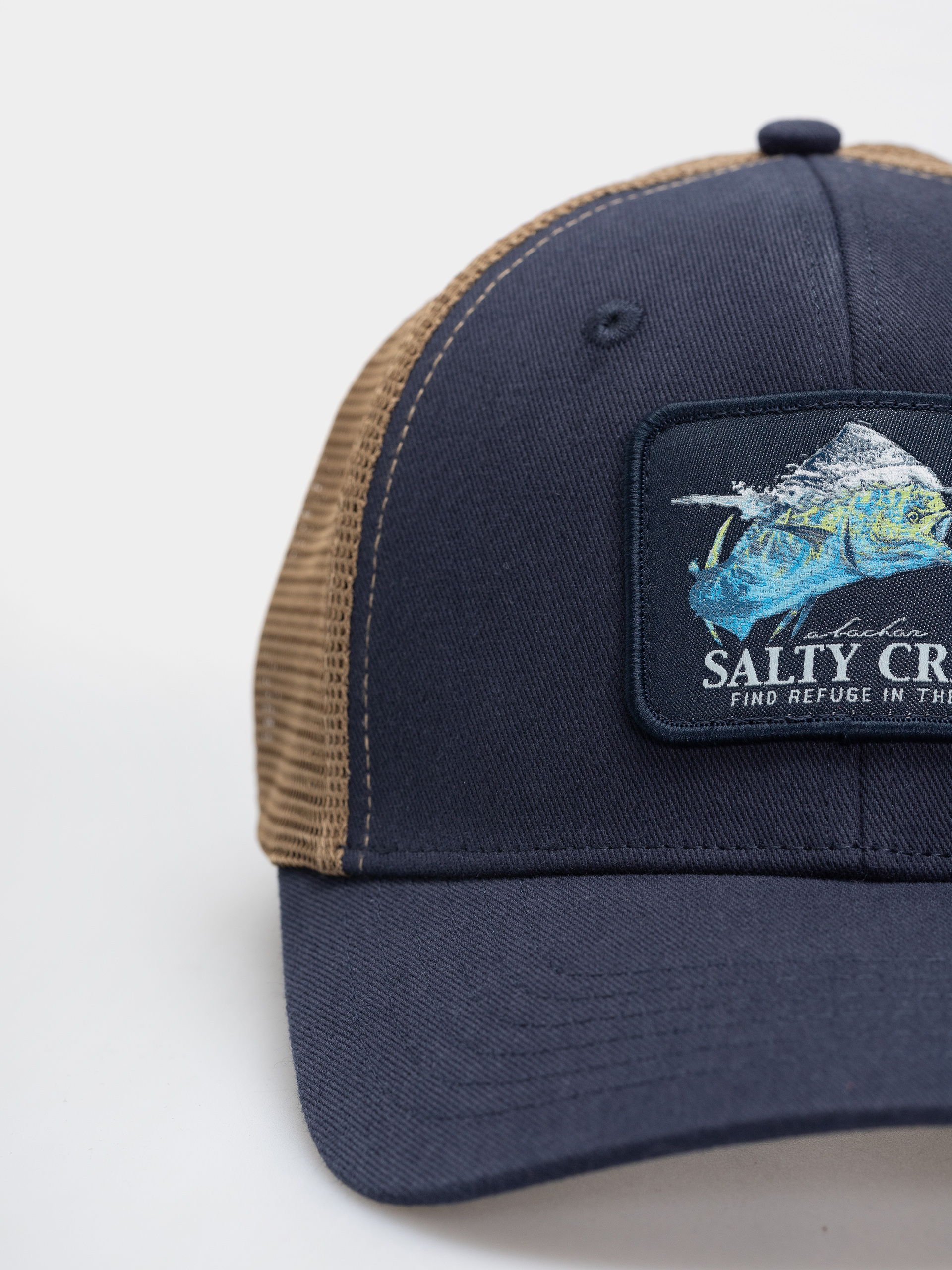 Шапка с козирка Salty Crew Mahi Surface Trucker (navy/gold)