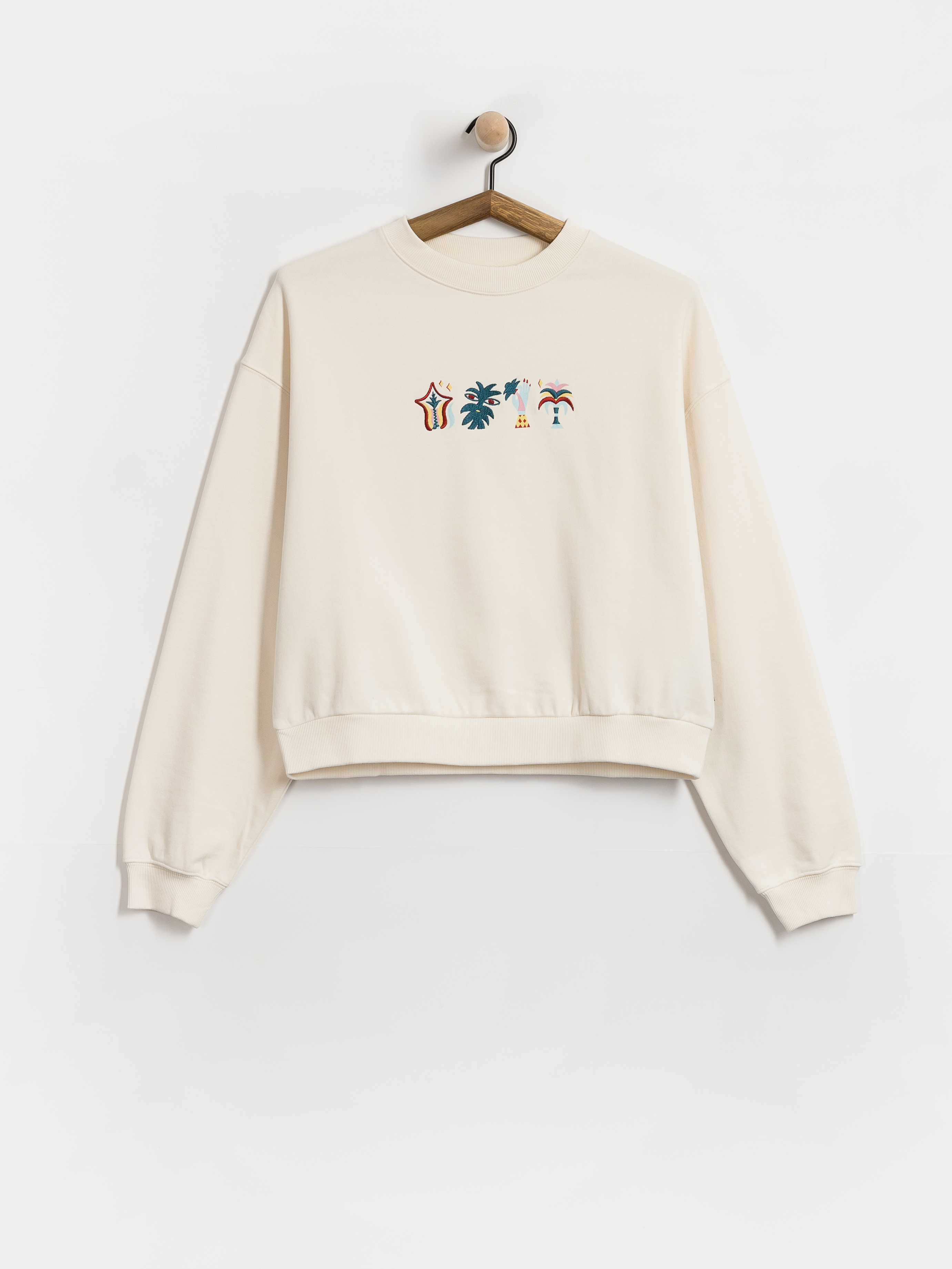 Суитшърт Volcom Fa Bruno Lucas Crew Wmn (off white)