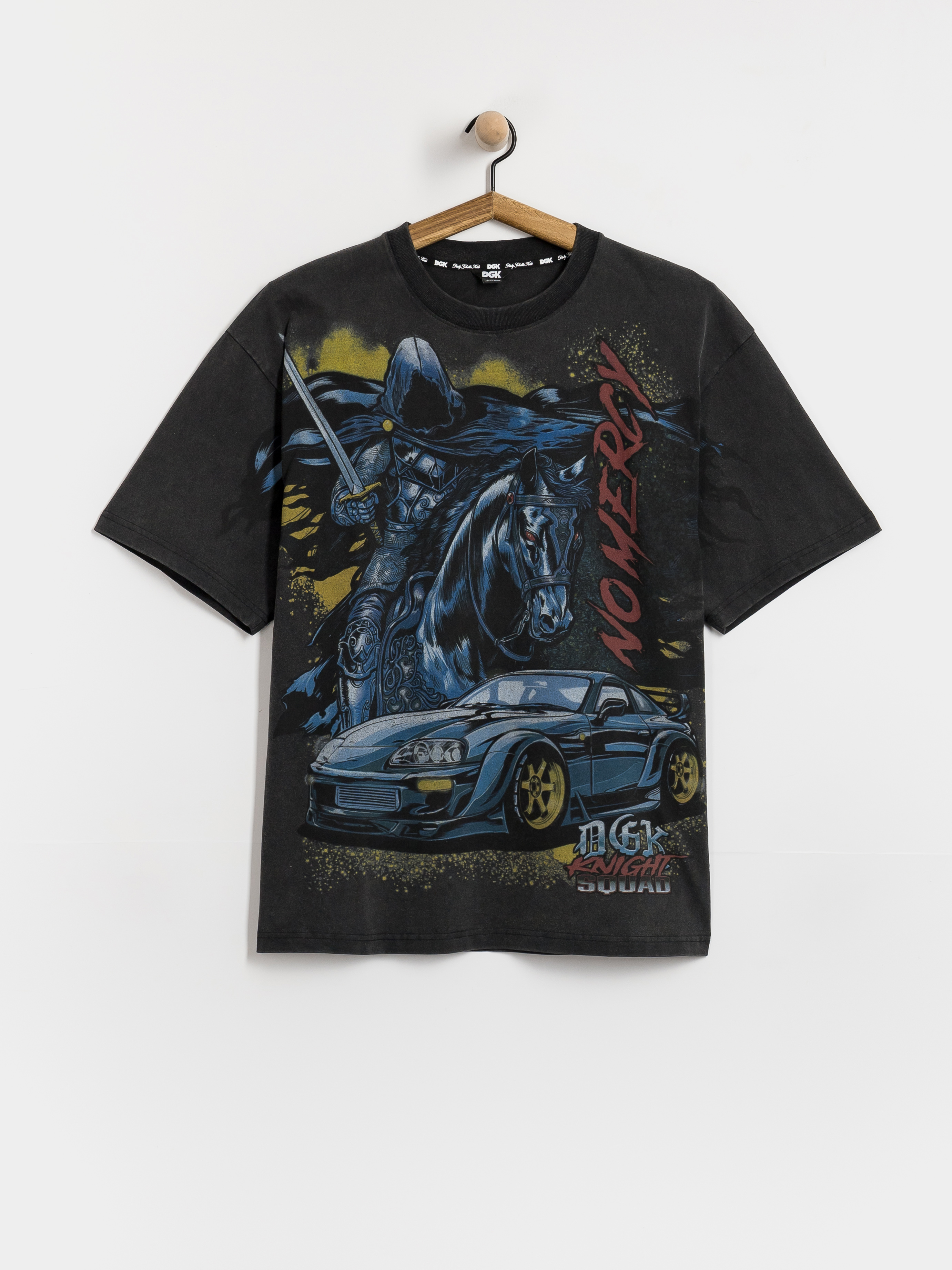 Тениска DGK Black Knight (vintage black)