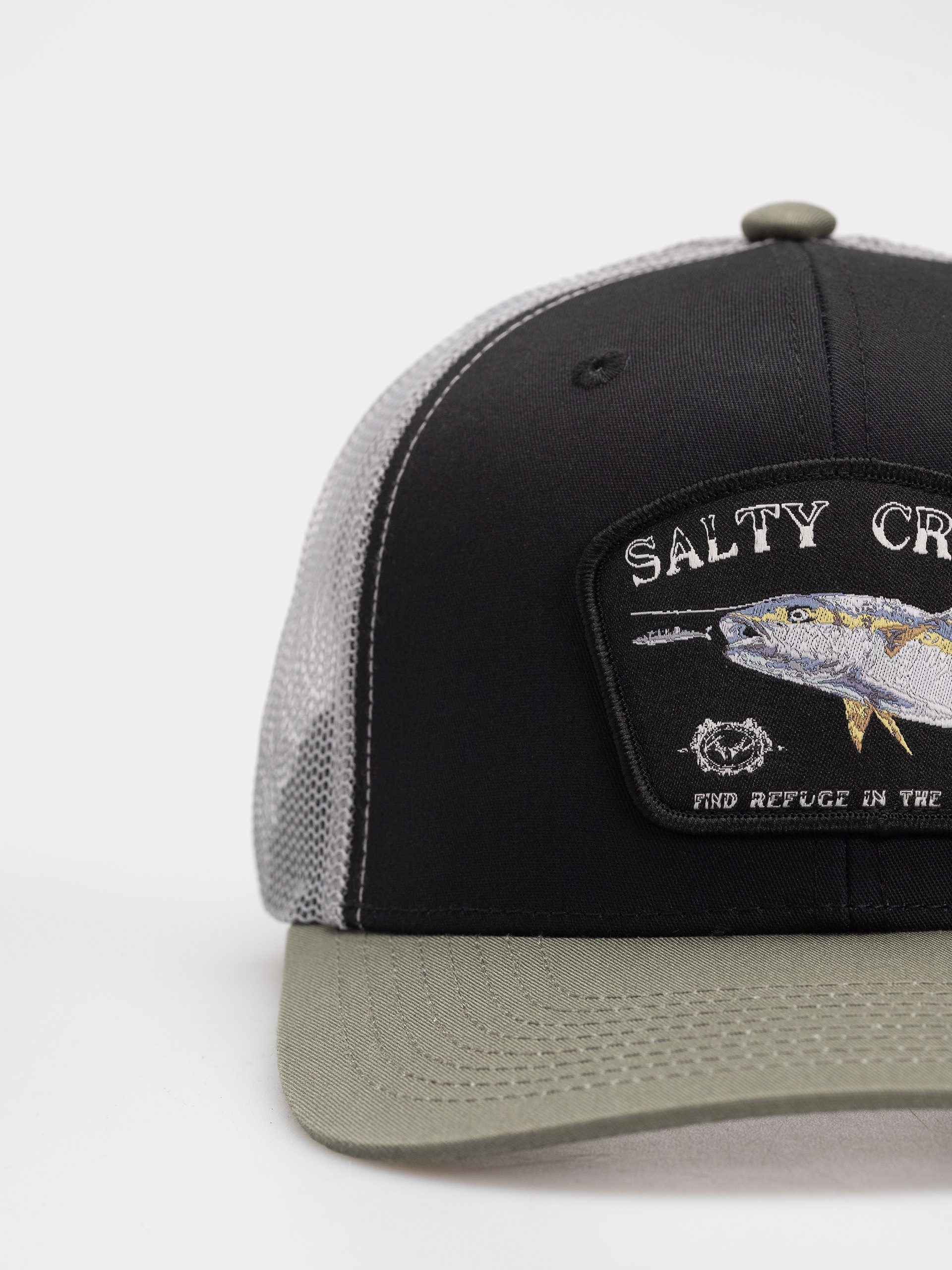 Шапка с козирка Salty Crew Surface Retro Trucker (black/olive)