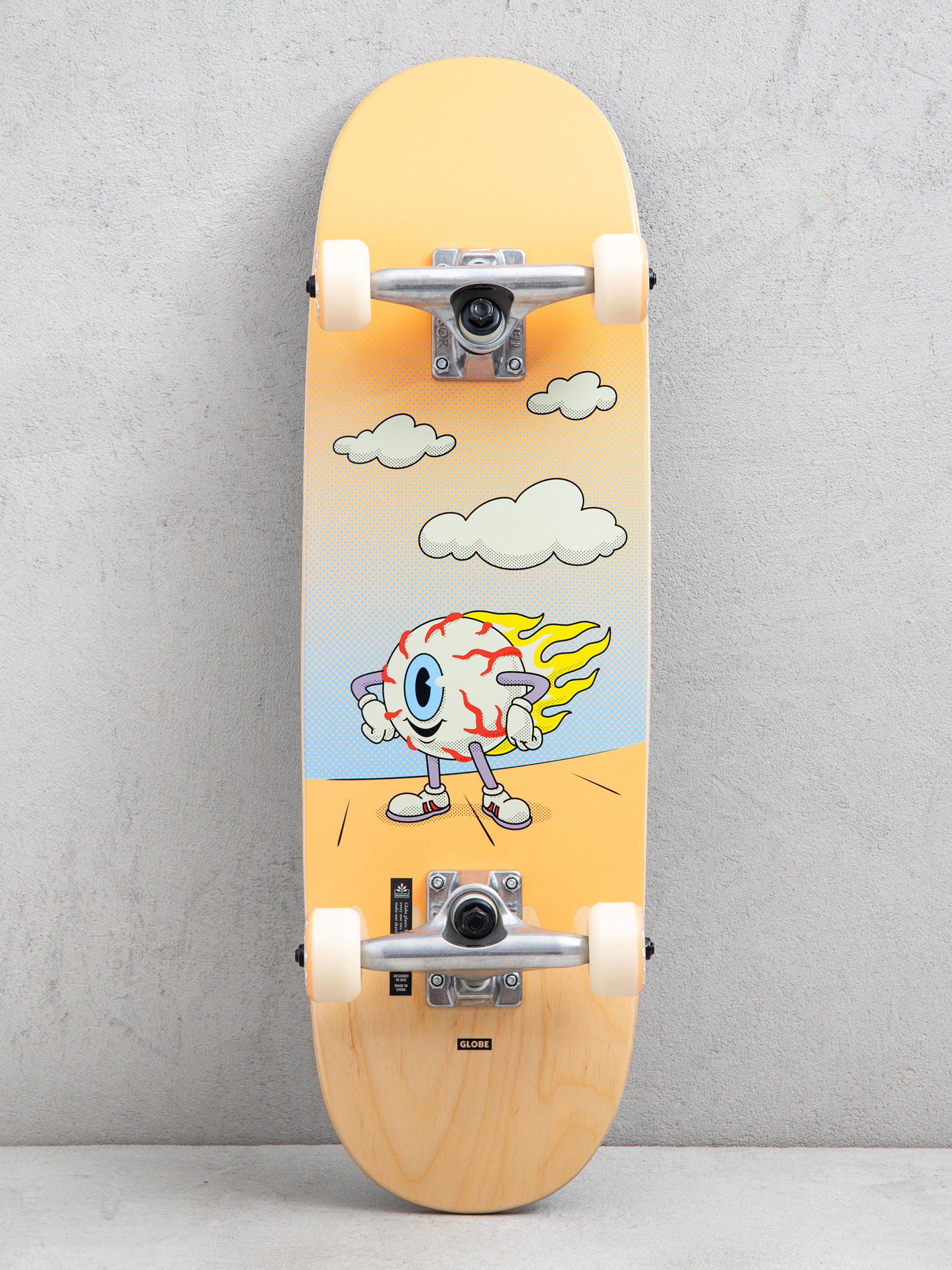 Скейтборд Globe Kids Wide Mini (flaming eye)