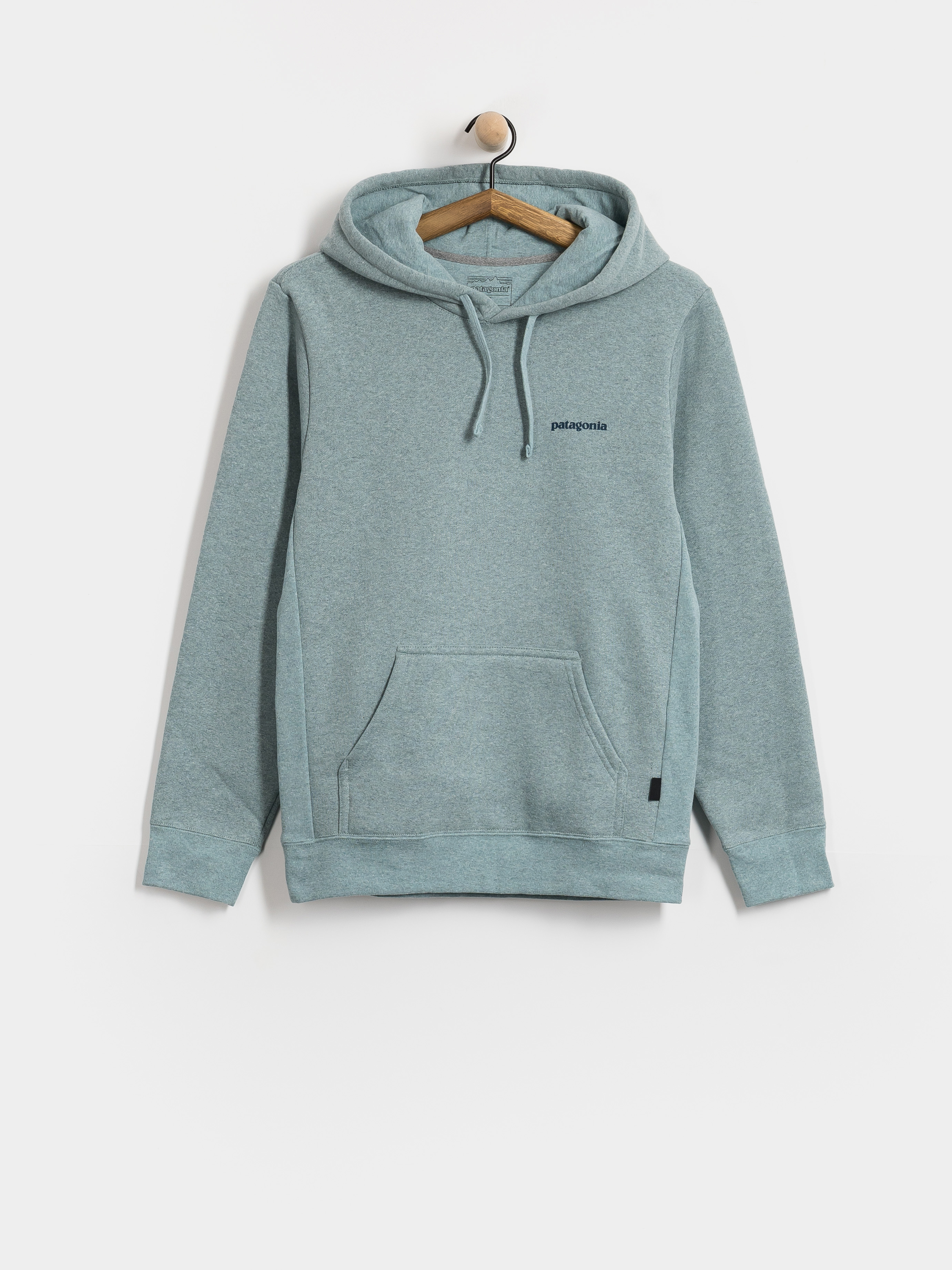 Суитшърт с качулка Patagonia Boardshort Logo Uprisal HD (blue sage)