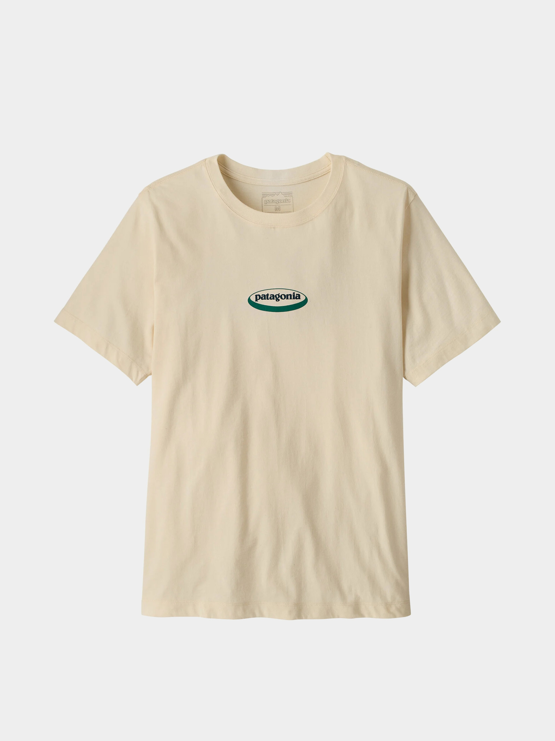 Тениска Patagonia 95 Oval Logo (undyed natural)