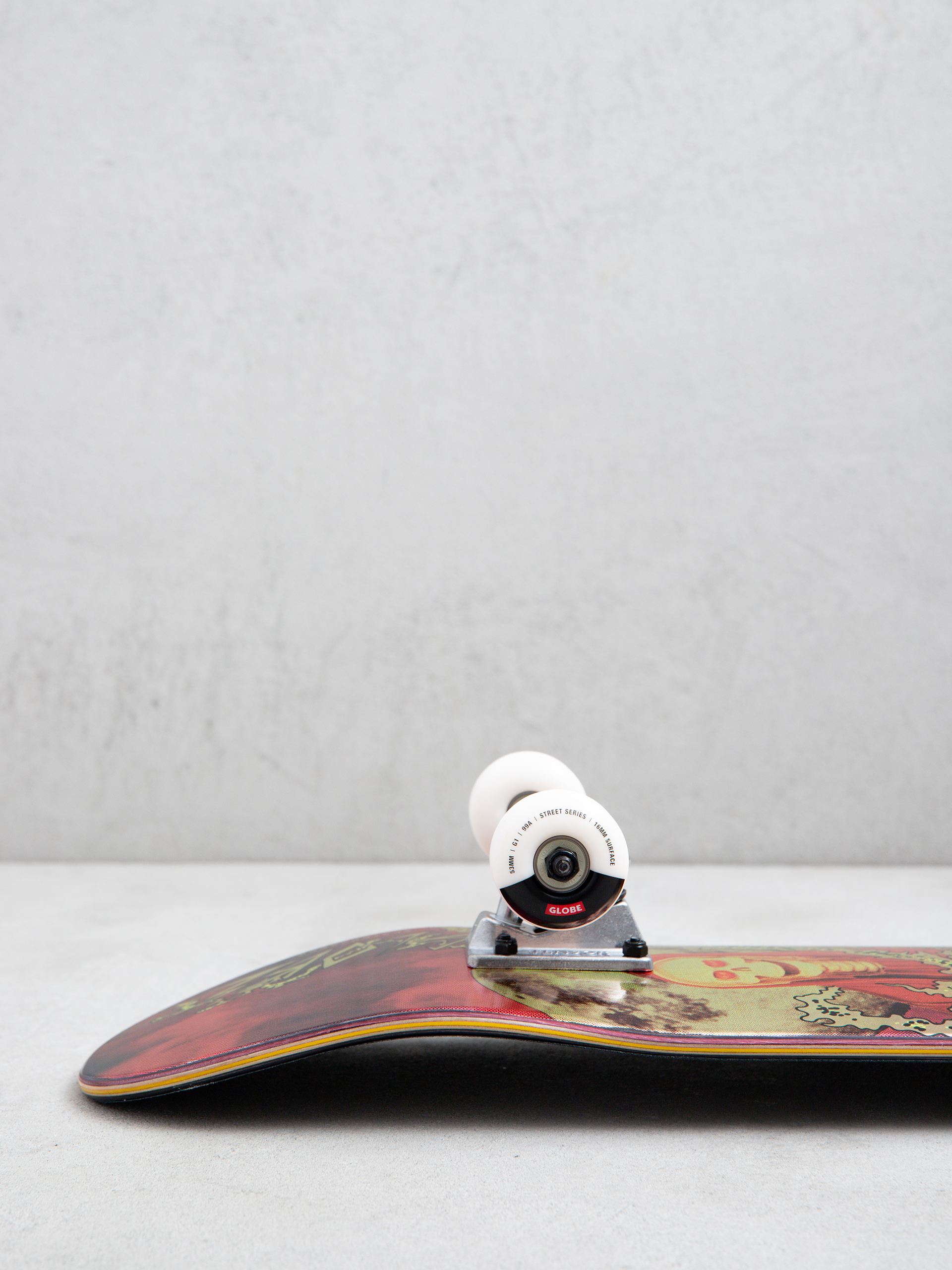 Скейтборд Globe G1 Downtown Doom (silver/red)