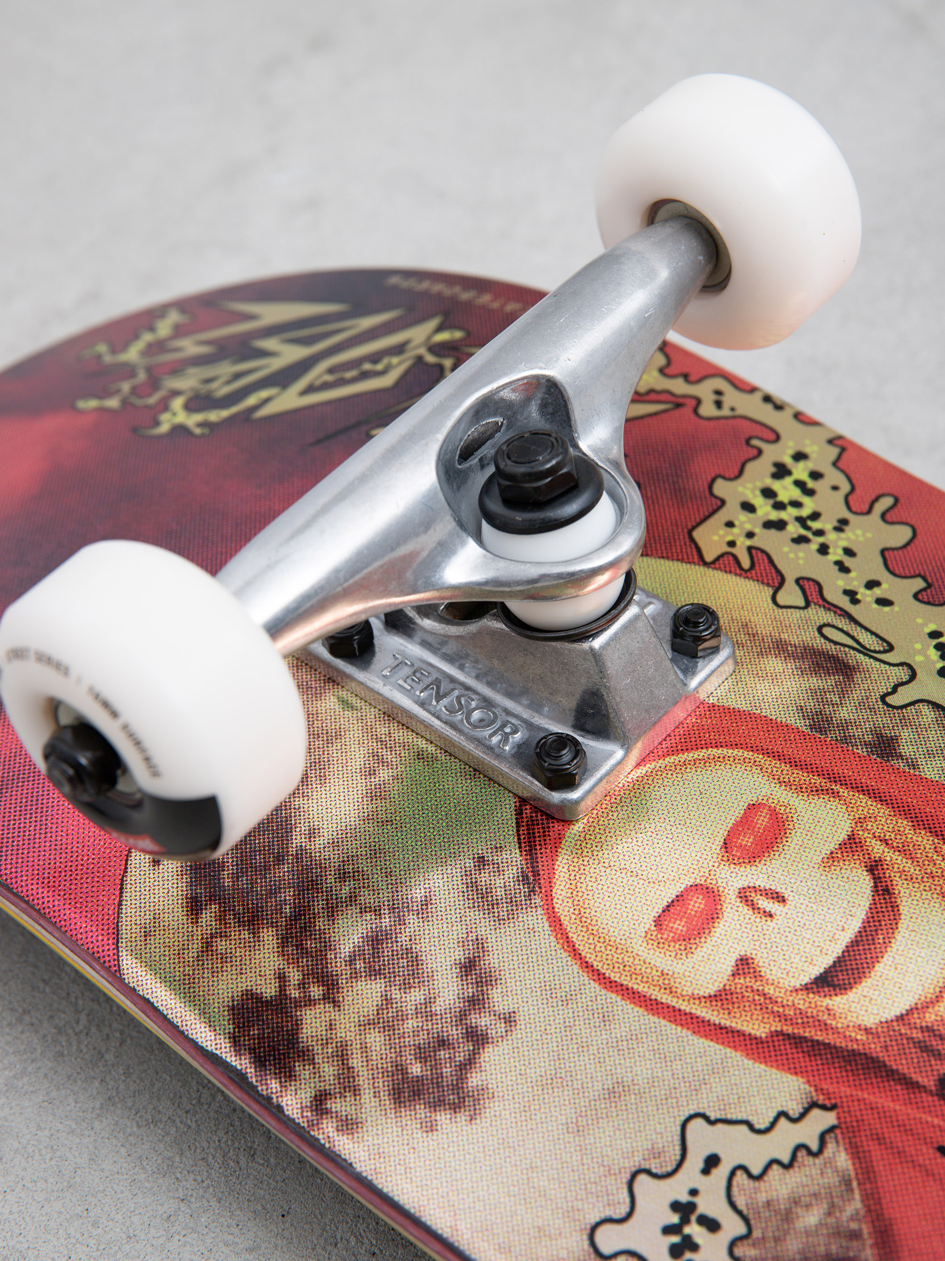 Скейтборд Globe G1 Downtown Doom (silver/red)