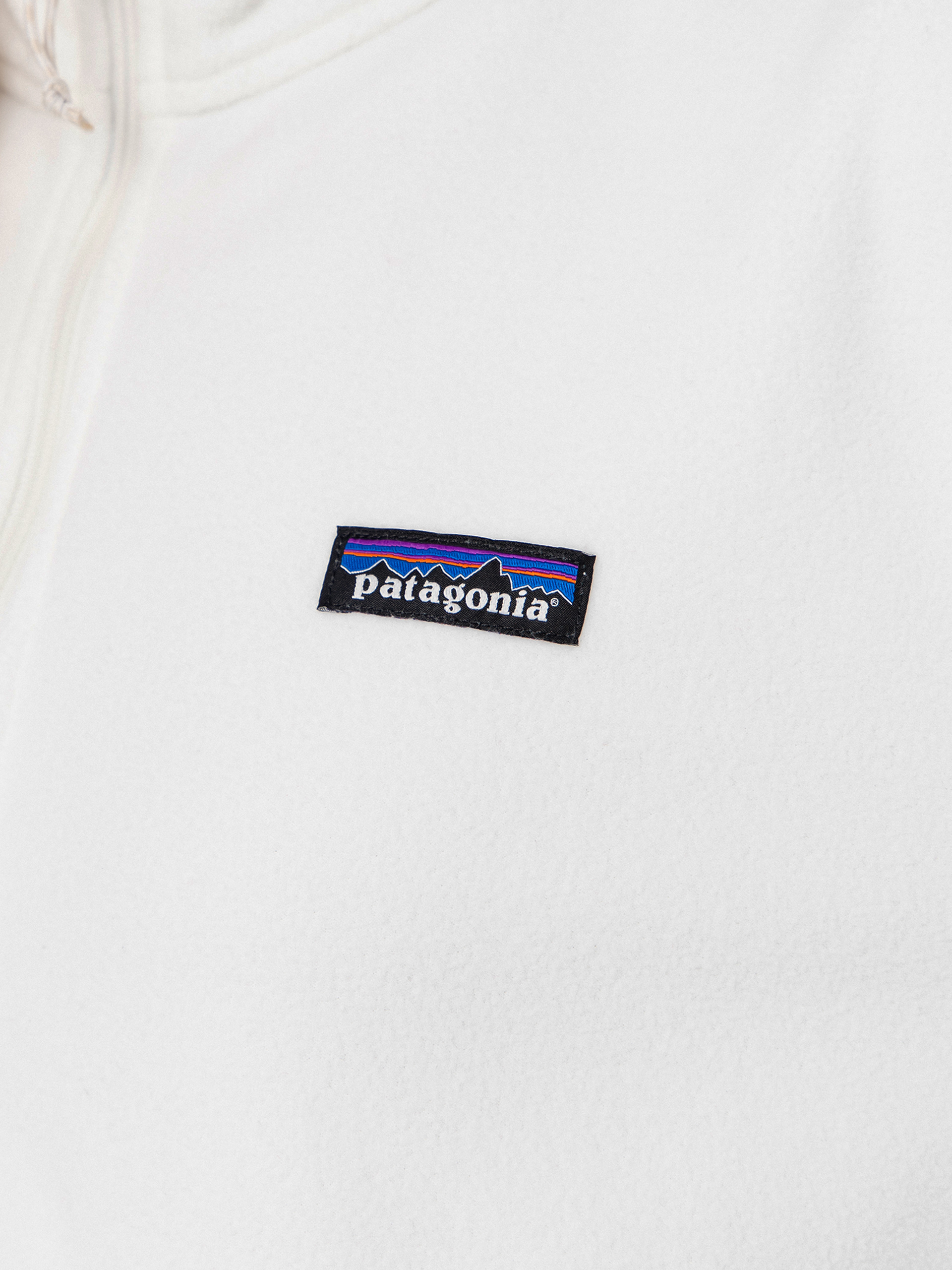 Дамски Поларени суитшърт Patagonia Micro D 1/2 Zip (birch white)