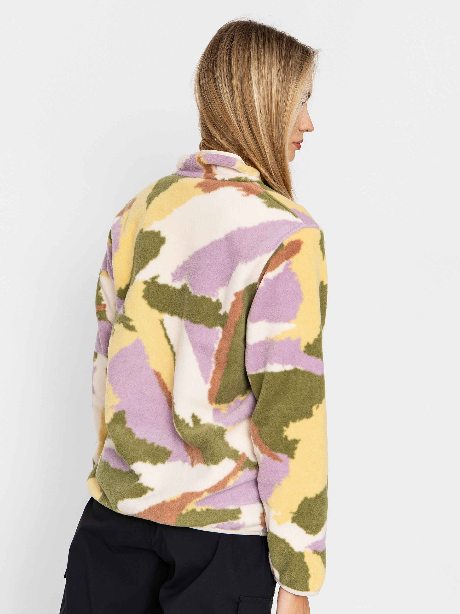 Дамски Поларени суитшърт Patagonia Lightweight Synchilla Snap T (sunshine/natural)