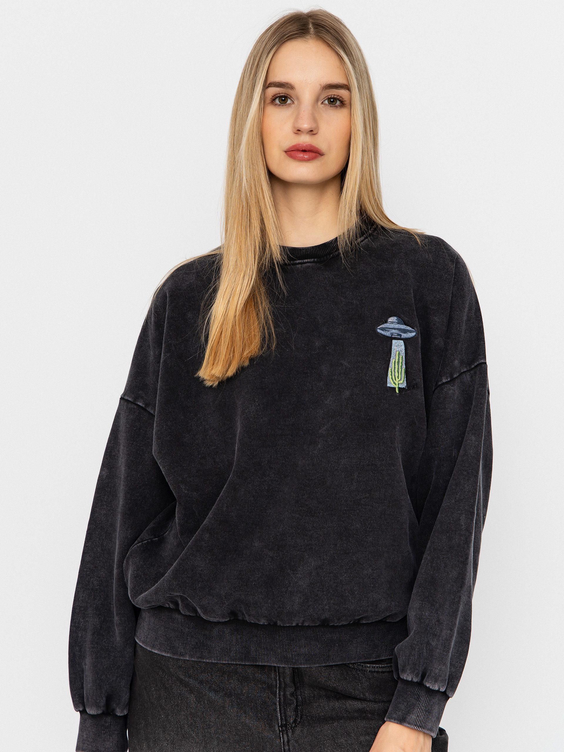 Суитшърт Volcom Fa Mickey Mason Crew Wmn (vintage black)