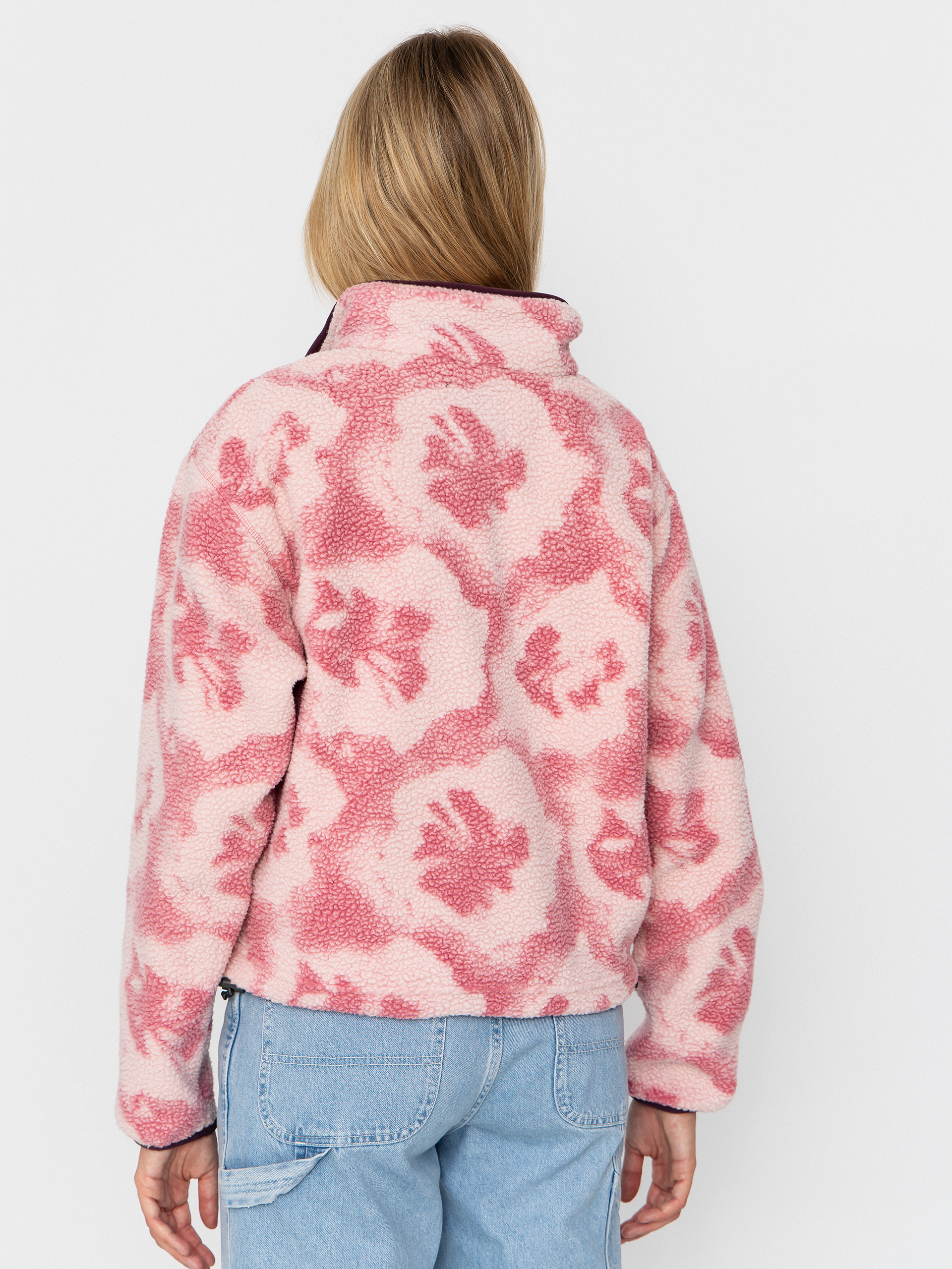 Дамски Поларени суитшърт Columbia Helvetia II Printed Cropped Half Snap (rosette/sprayflower)