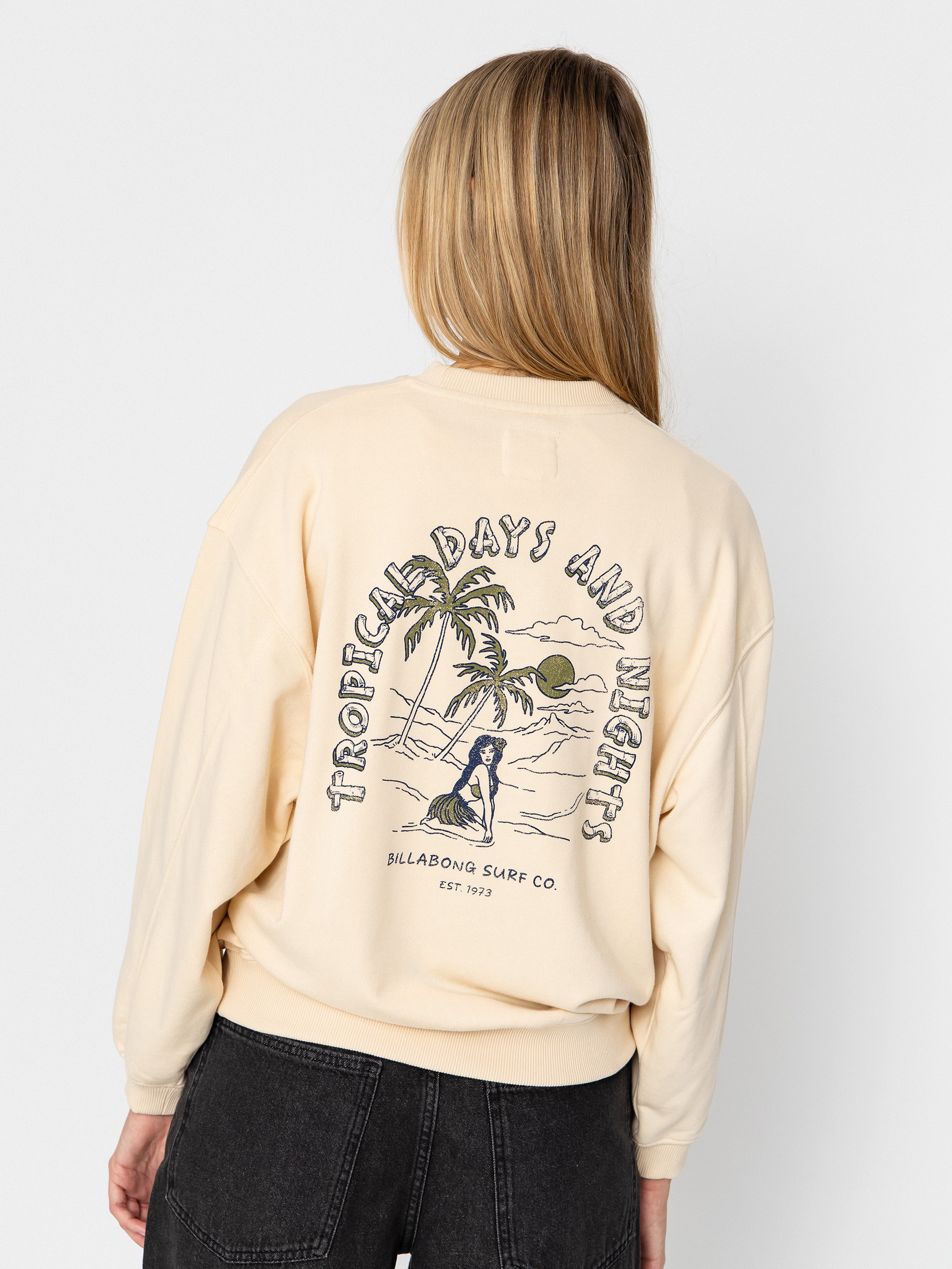 Суитшърт Billabong All The Days Kendall Wmn (white cap)