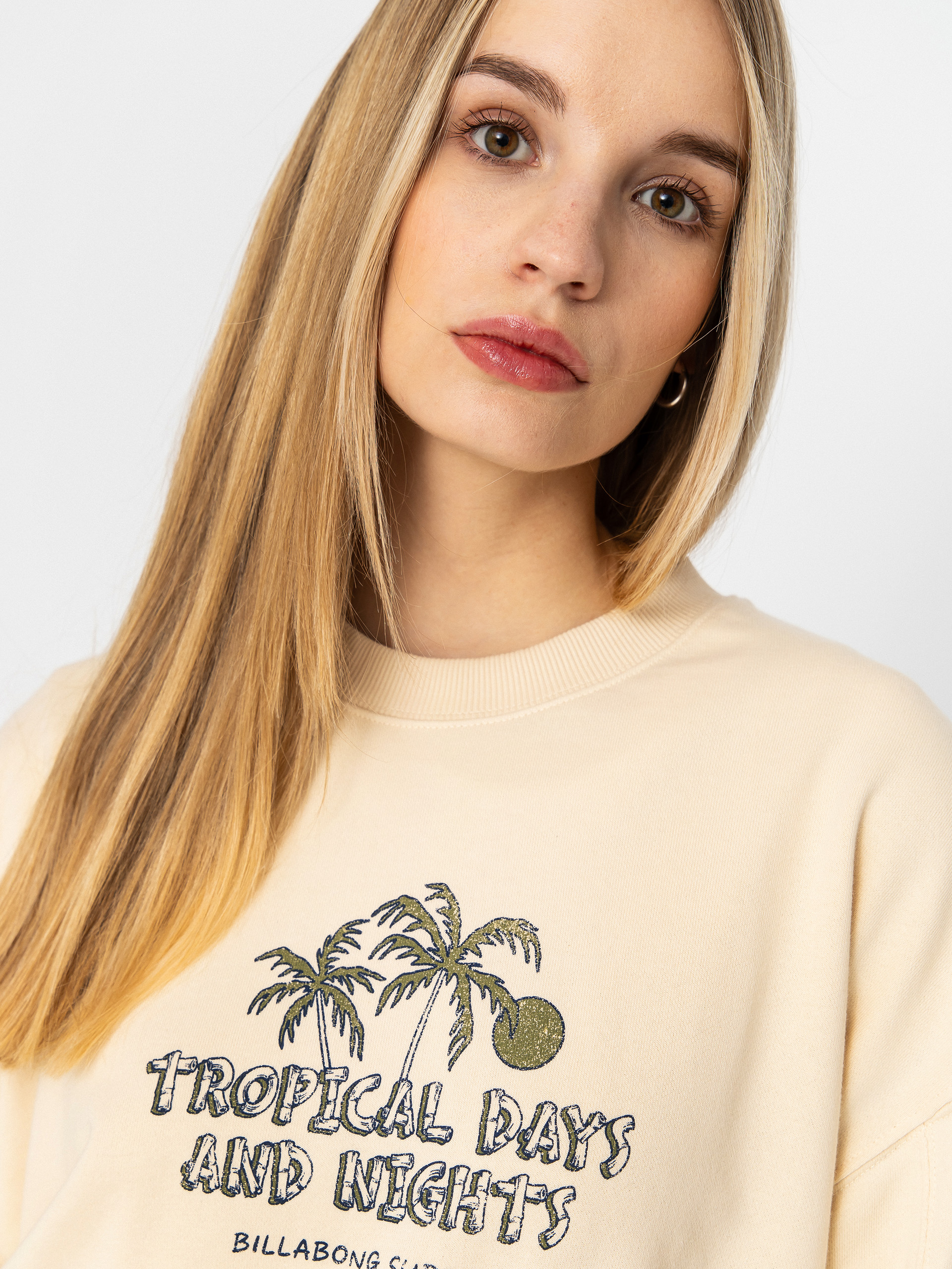 Суитшърт Billabong All The Days Kendall Wmn (white cap)