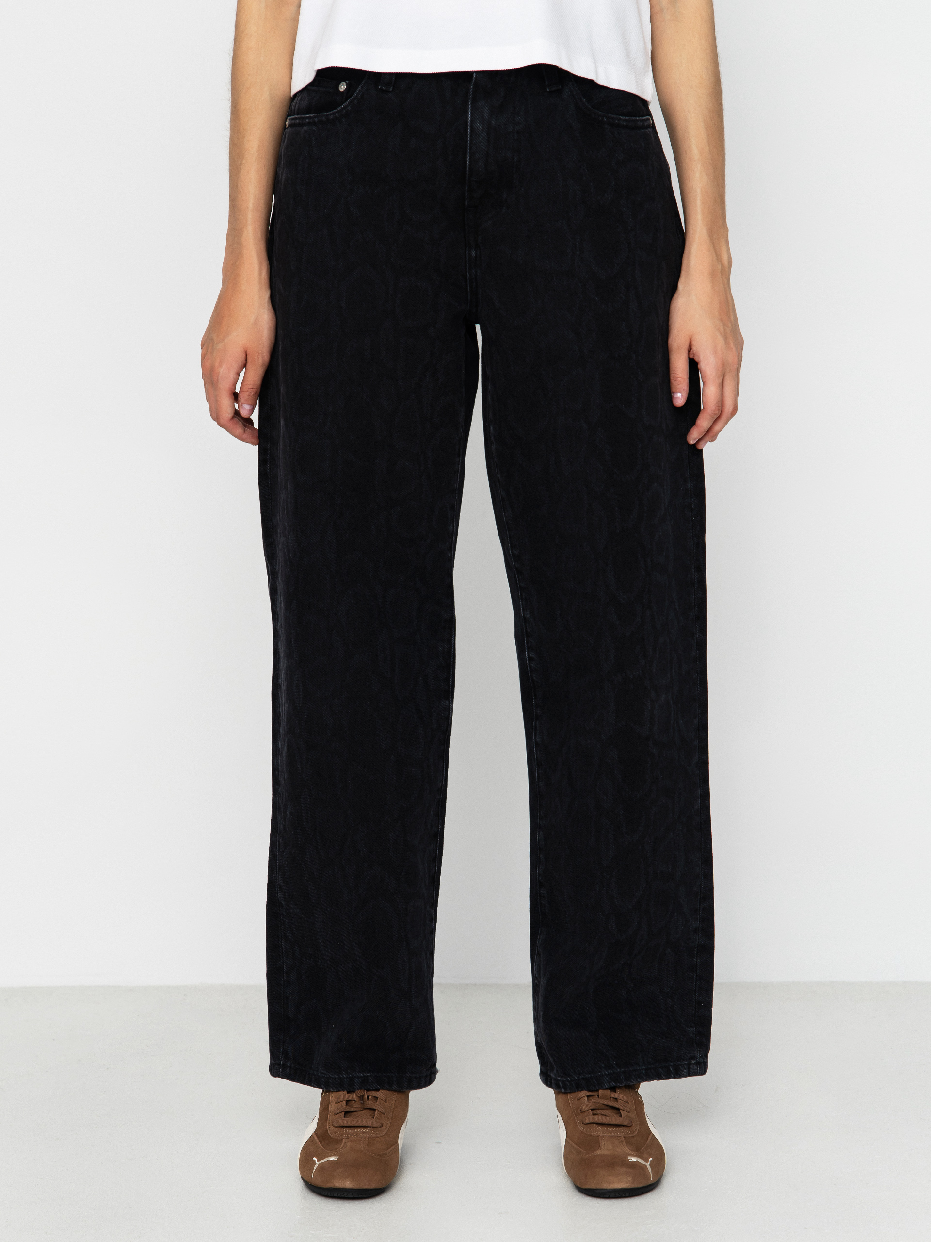 Панталони Carhartt WIP Snake Arin Wmn (snake camo/black)