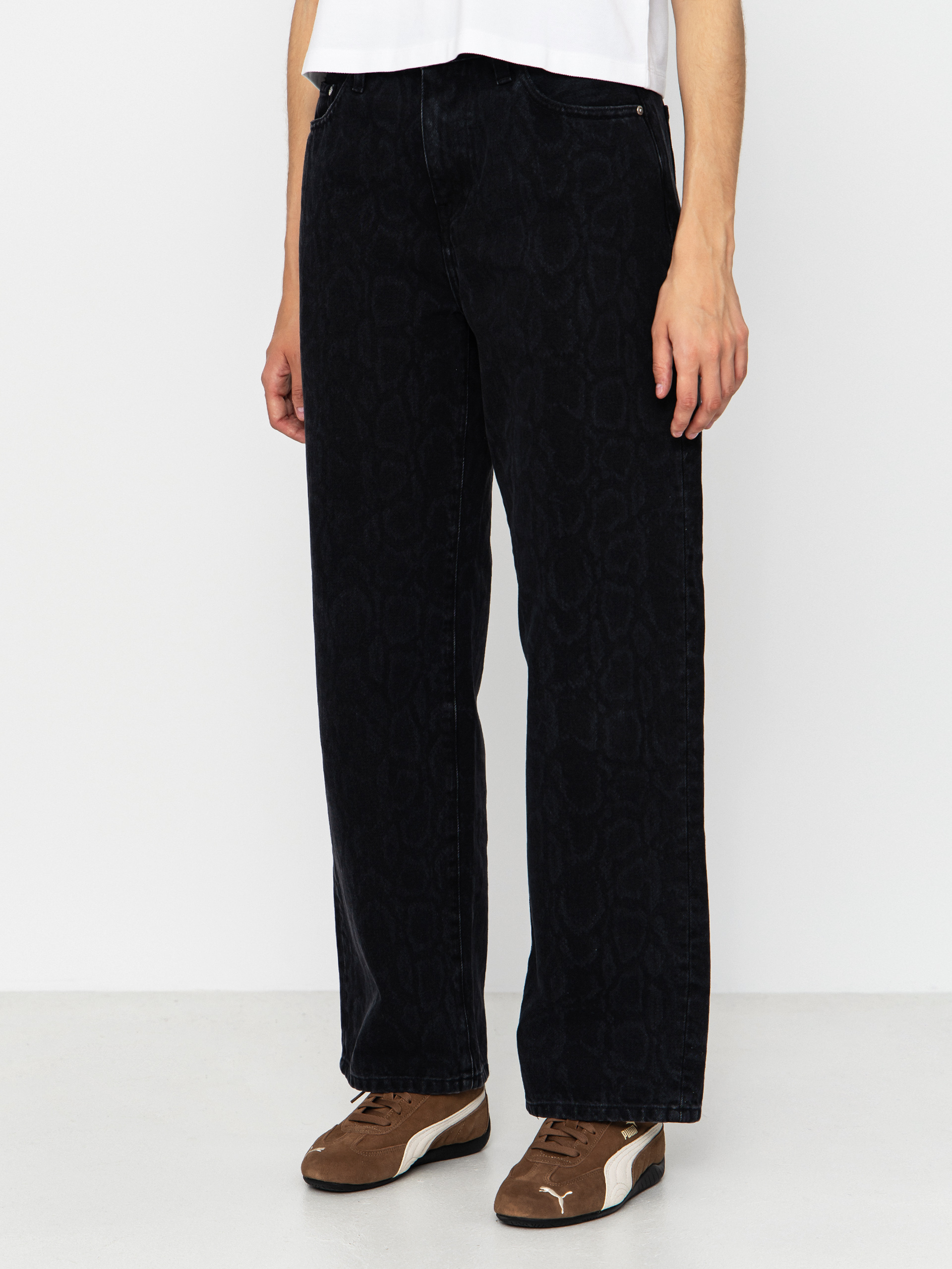 Панталони Carhartt WIP Snake Arin Wmn (snake camo/black)