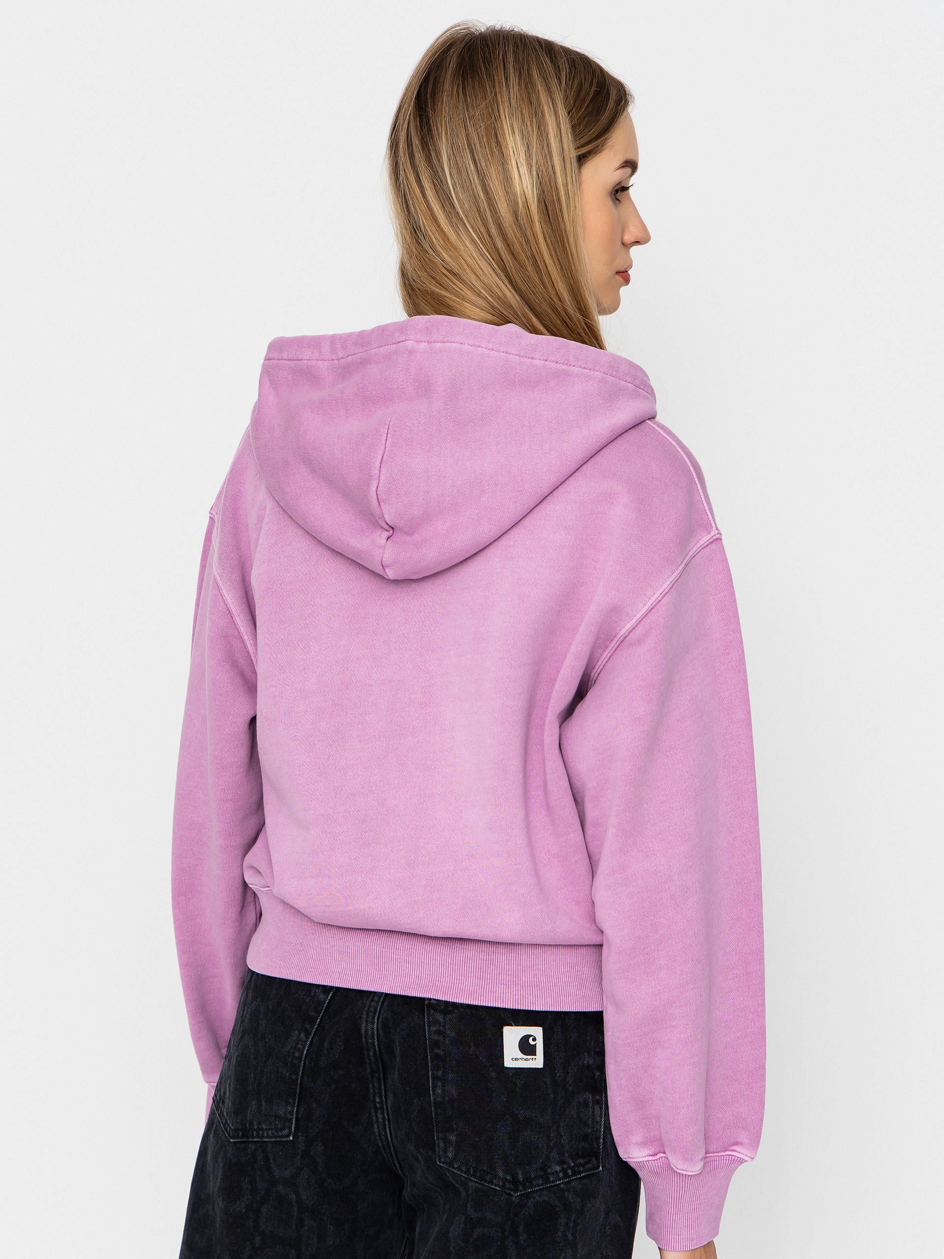 Суитшърт с качулка Carhartt WIP Nelson ZHD Wmn (gentle purple)